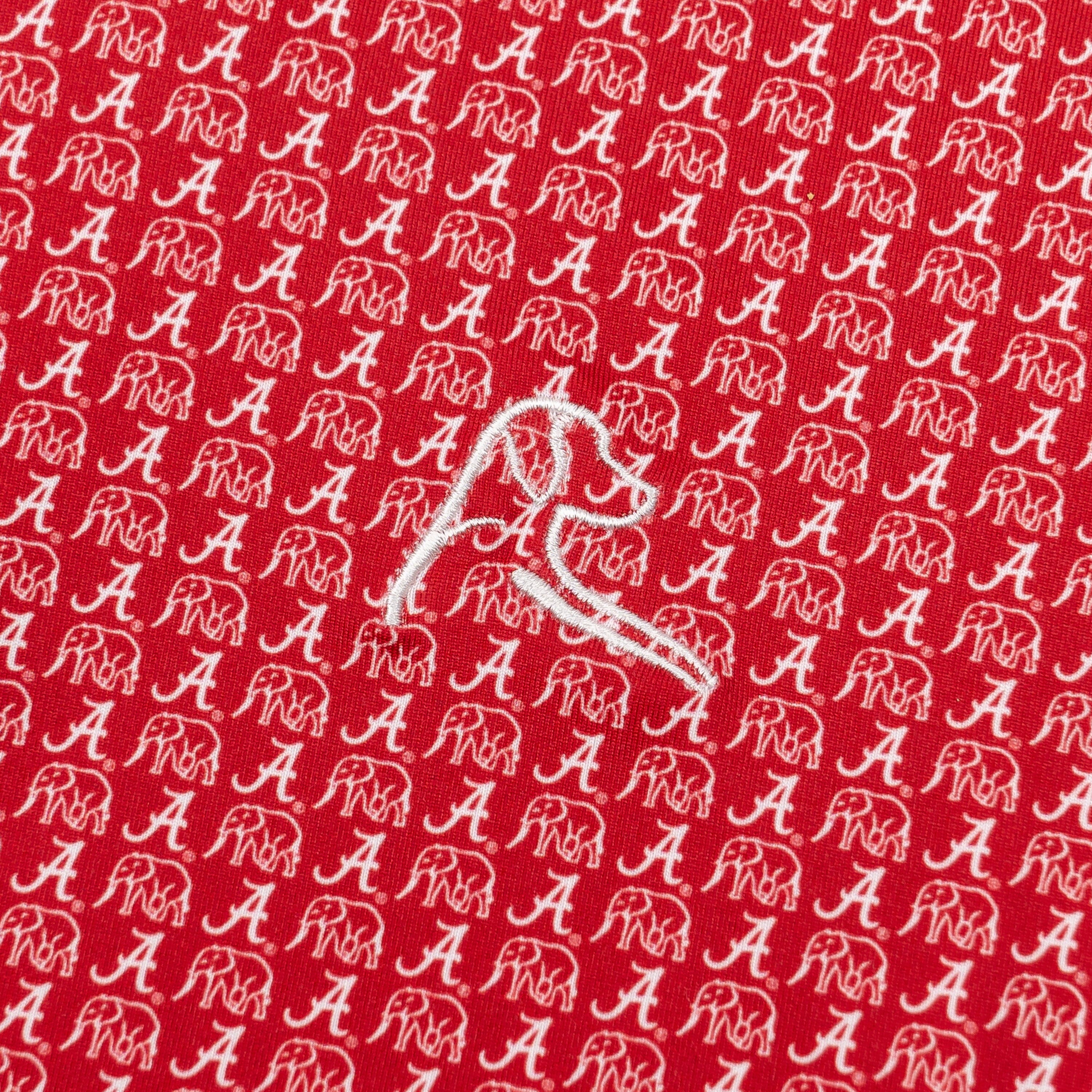 The Alabama Big Al™ | Collegiate Polo | The Alabama Big Al - Carmine Red/White - Image 3