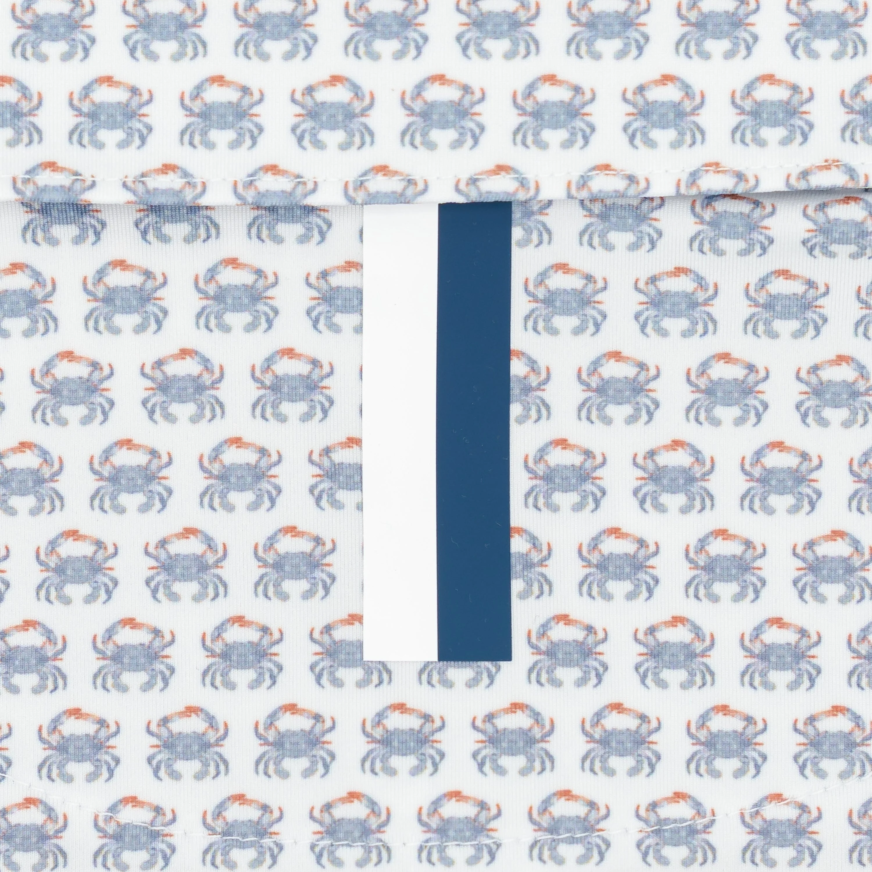 The Blue Crab | Performance Polo | The Blue Crab - White - Image 4