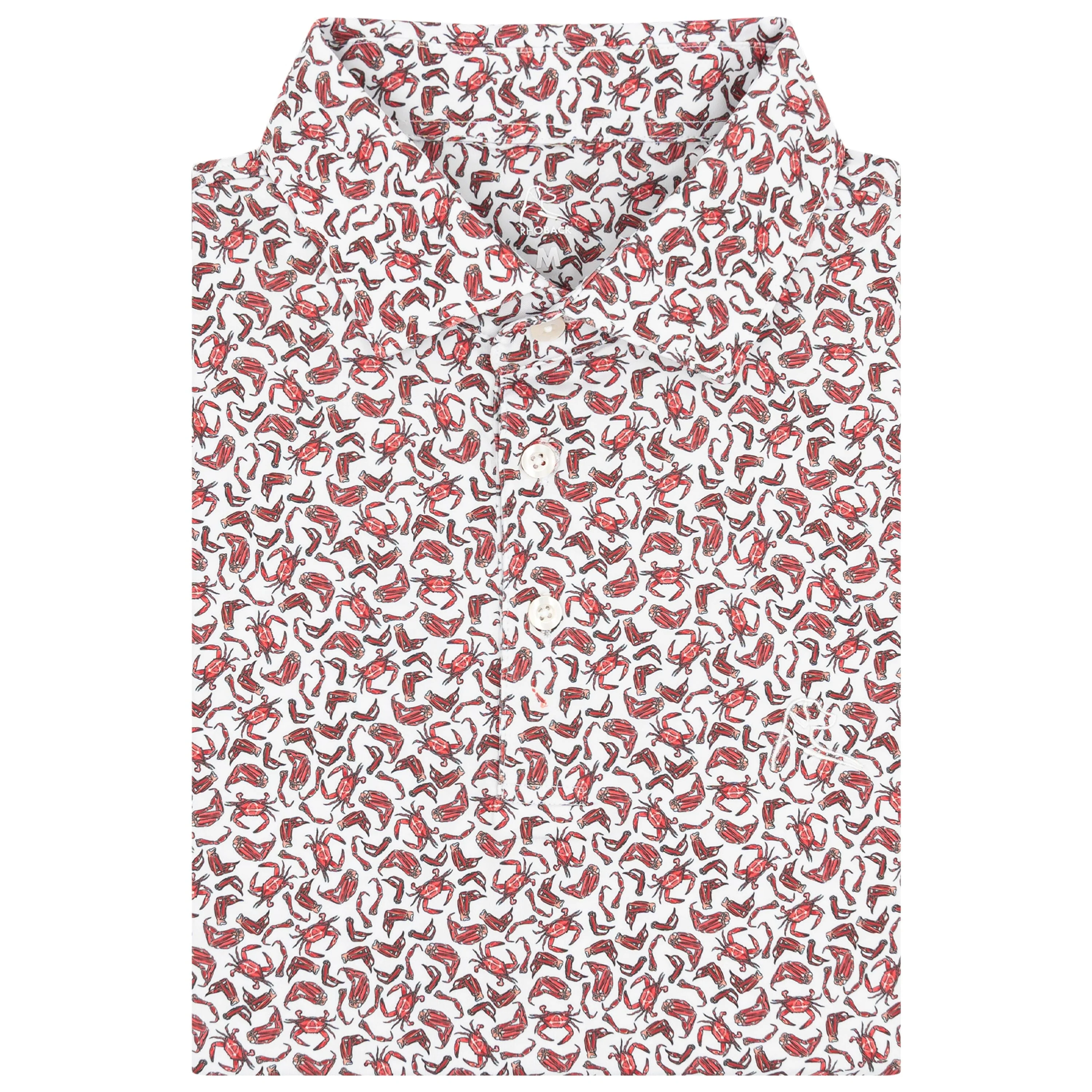 The Bushel | Performance Polo | The Bushel - White/Classic Red - MD