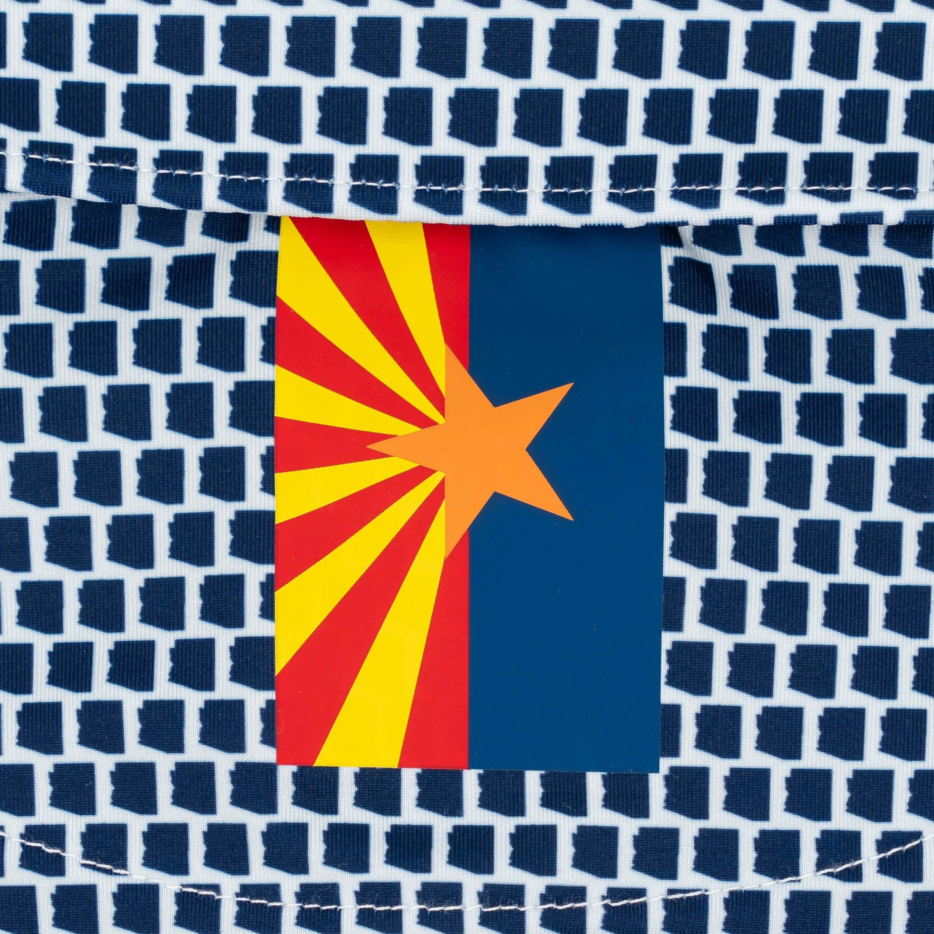 The Camelback | Performance Polo | The Camelback - Admiral Navy/White - AZ - Image 4