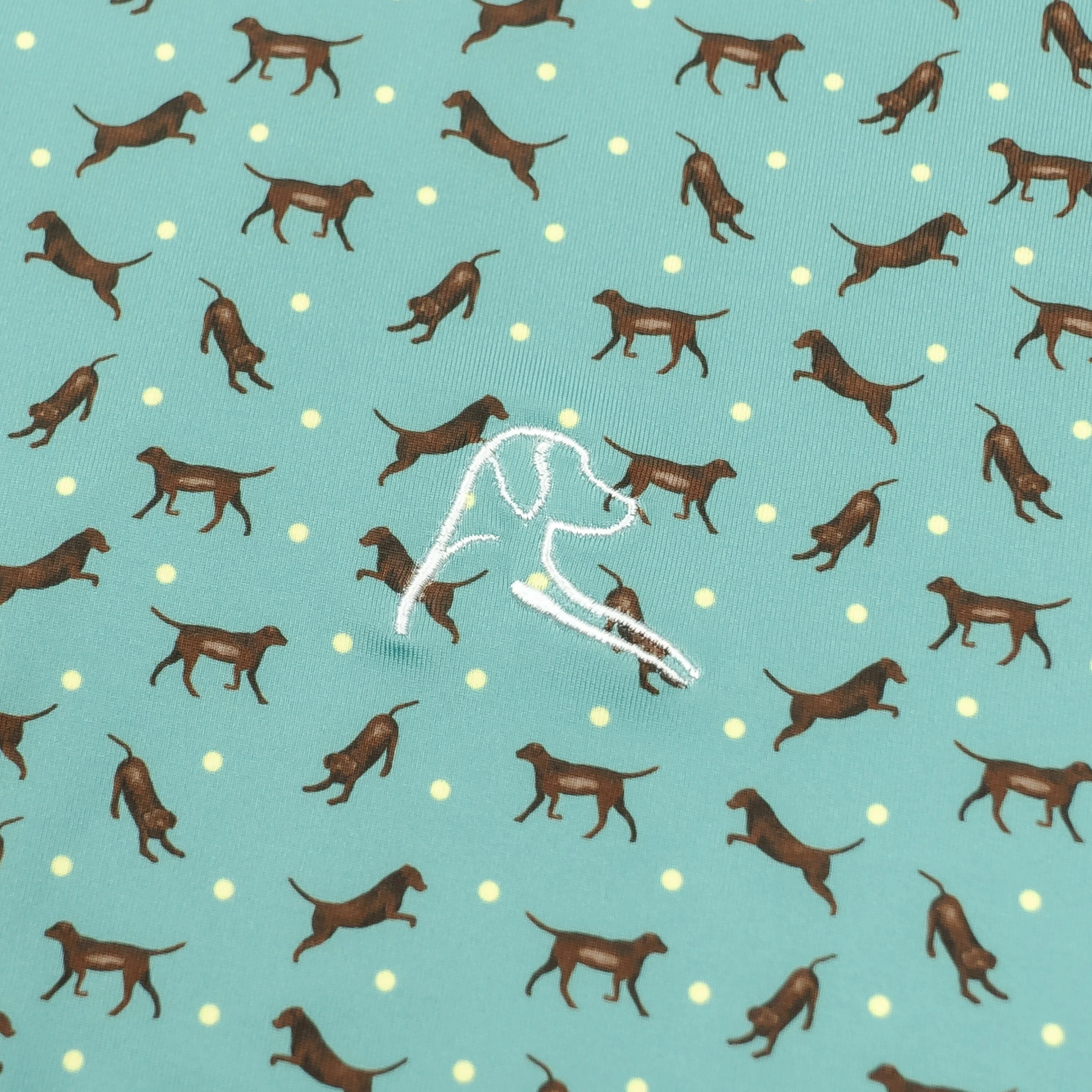 The Chocolate Lab | Performance Polo | The Chocolate Lab - Sea Green - Image 3