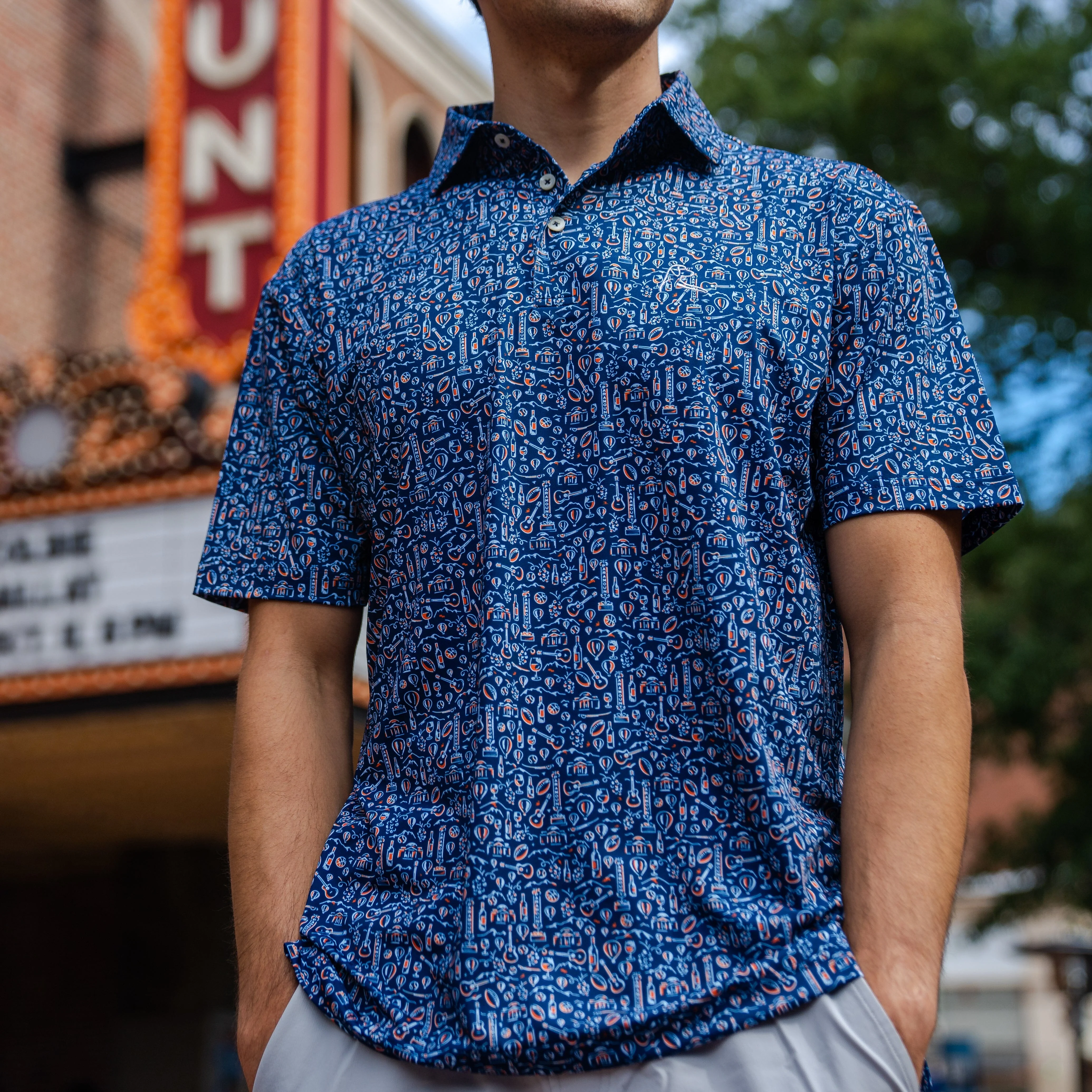 The C'ville | Performance Polo | The C'ville - Admiral Navy - Image 5