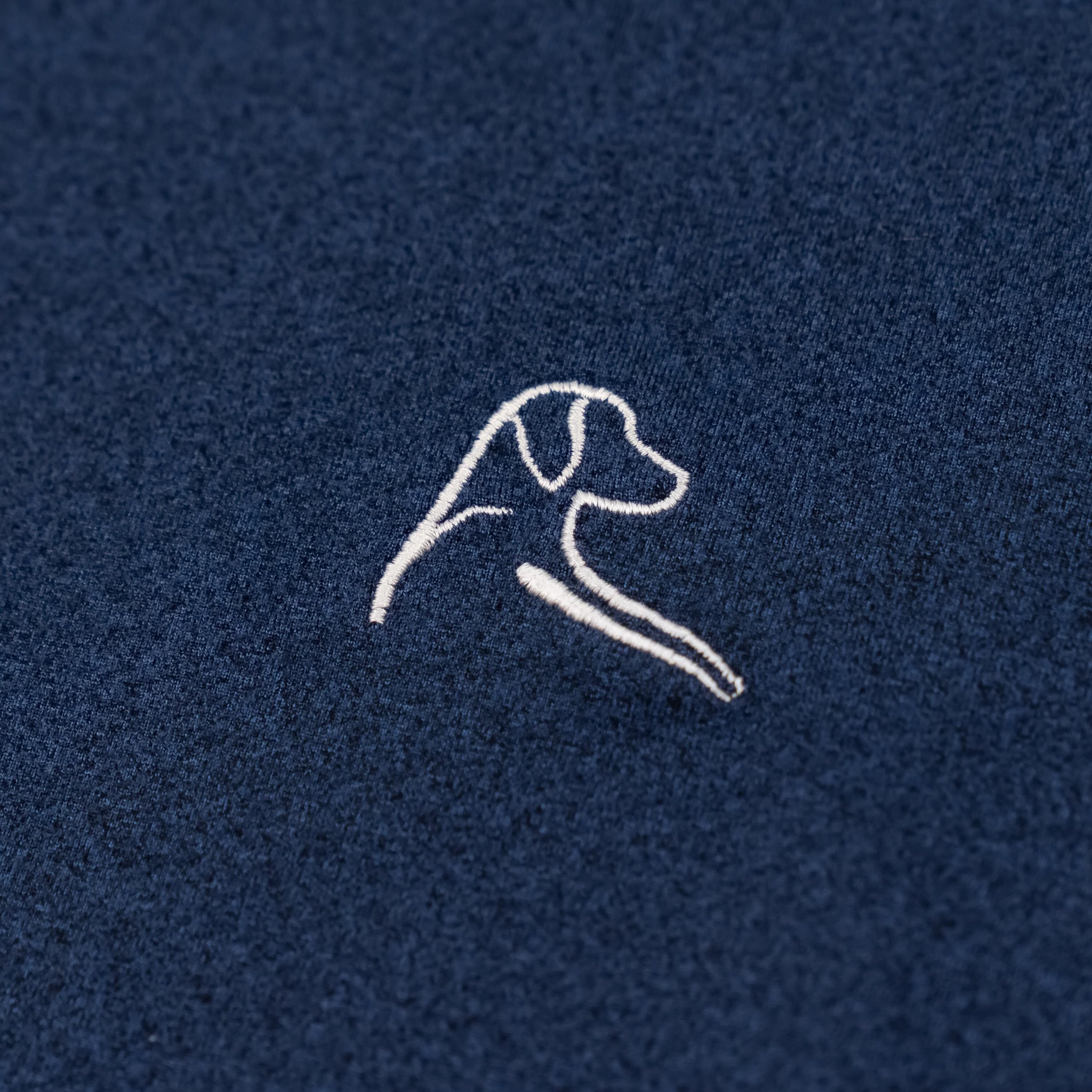 Heather Performance Q-Zip | Heather - Fleet Navy/Slate Blue - Image 3