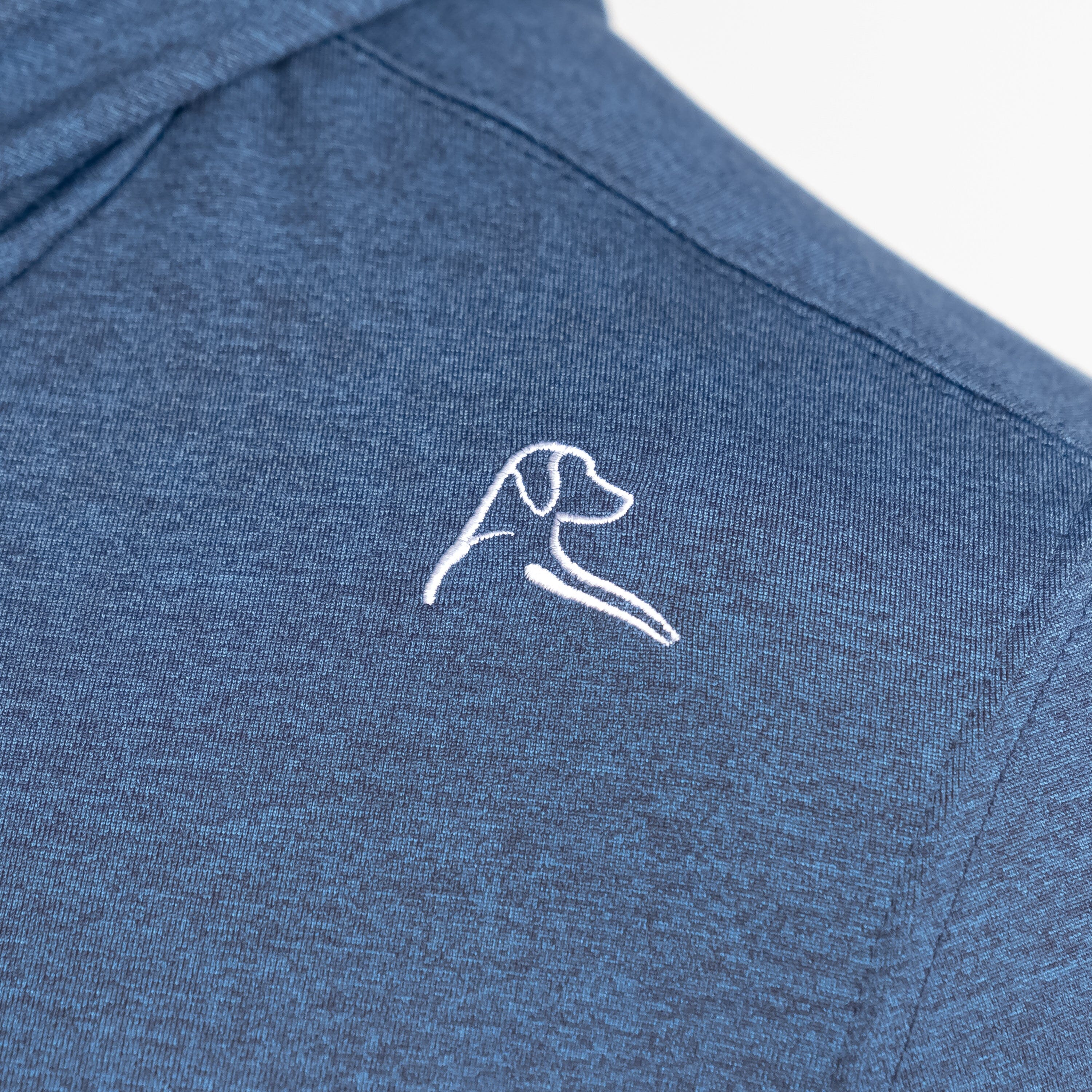 Hesi Performance Hoodie | Heather - Annapolis Blue/Blue Steel - Image 3