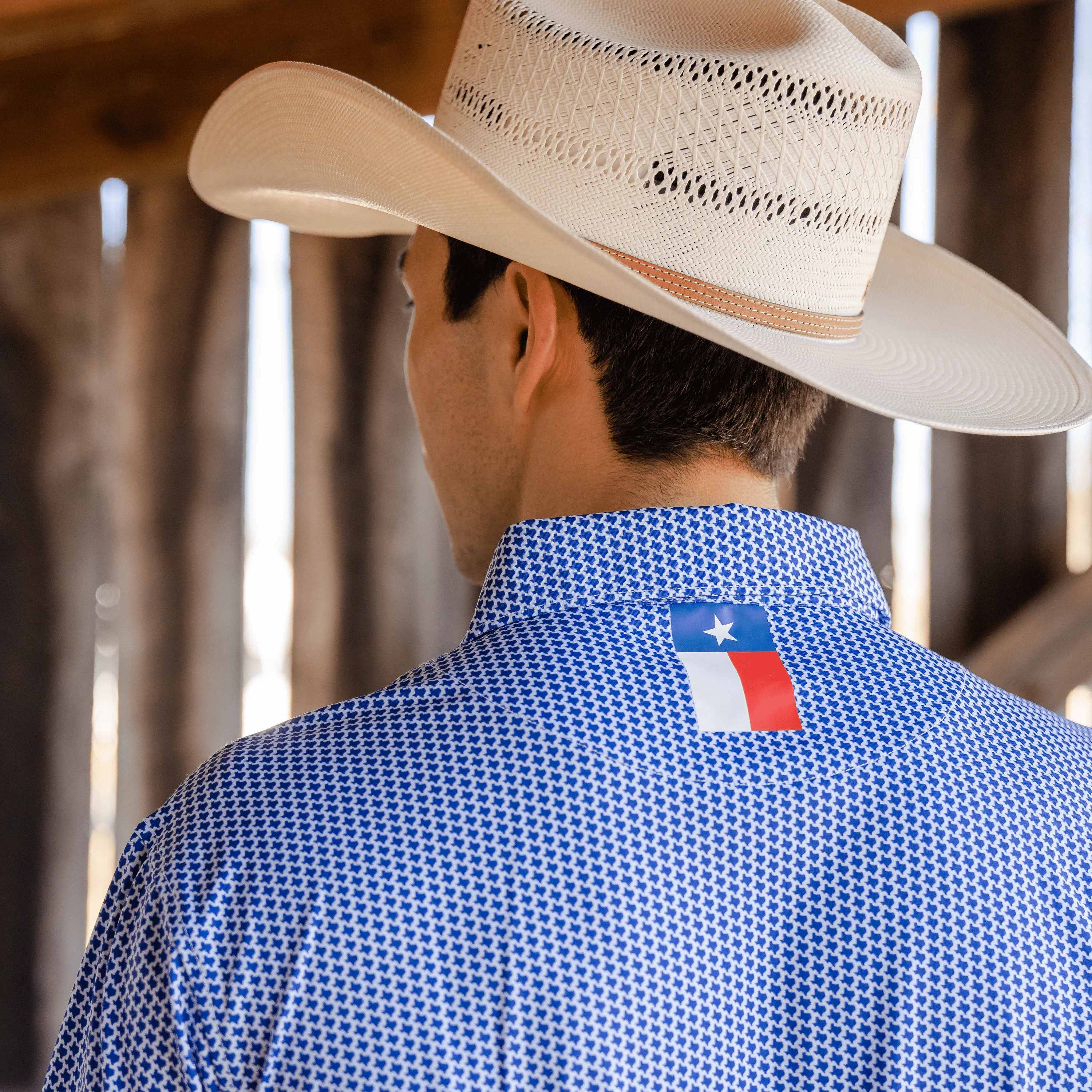 The Don't Mess | Performance Polo | The Don't Mess - Ocean Blue/White - Image 5
