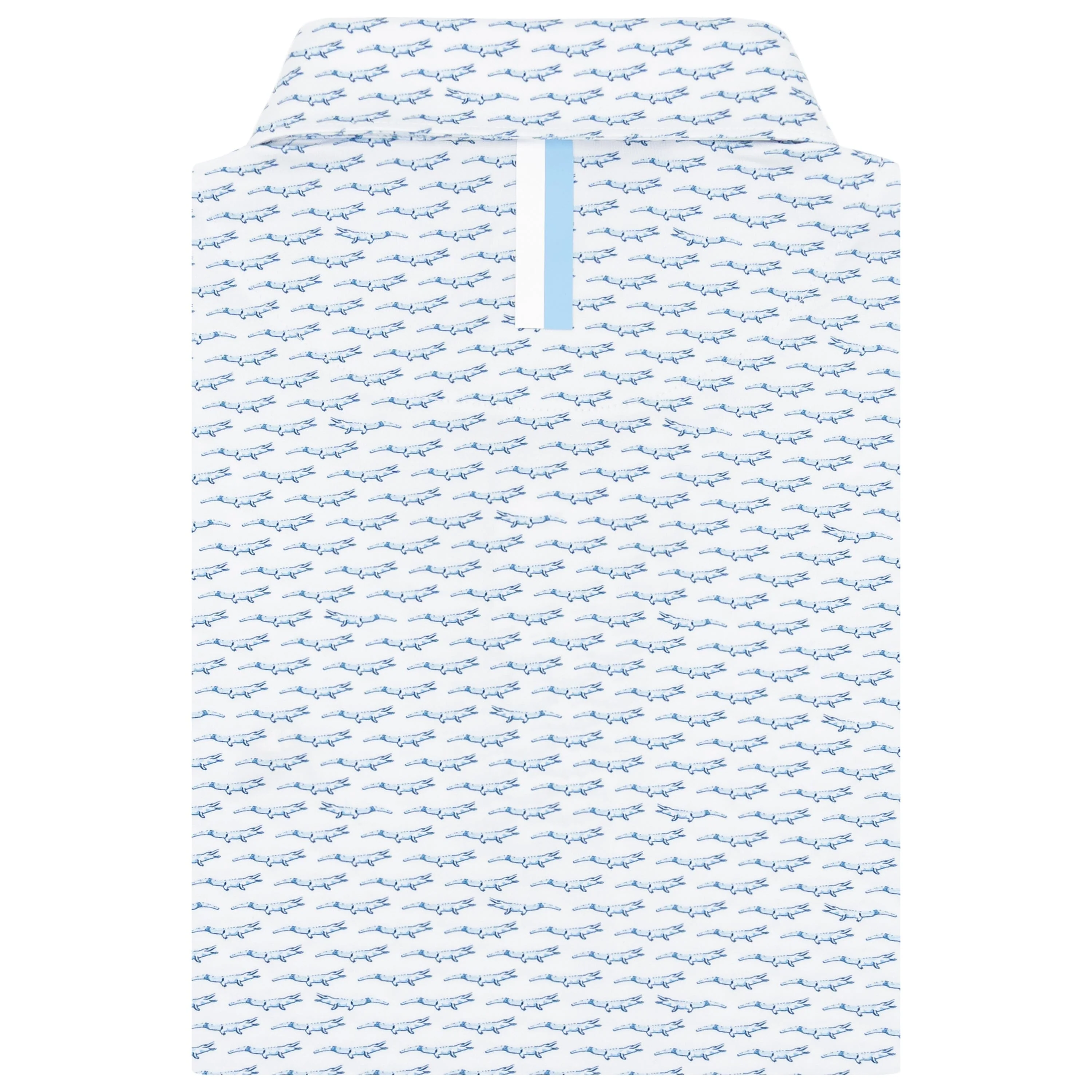 The Irwin | Performance Polo | The Irwin - White/Pure Blue - Image 2