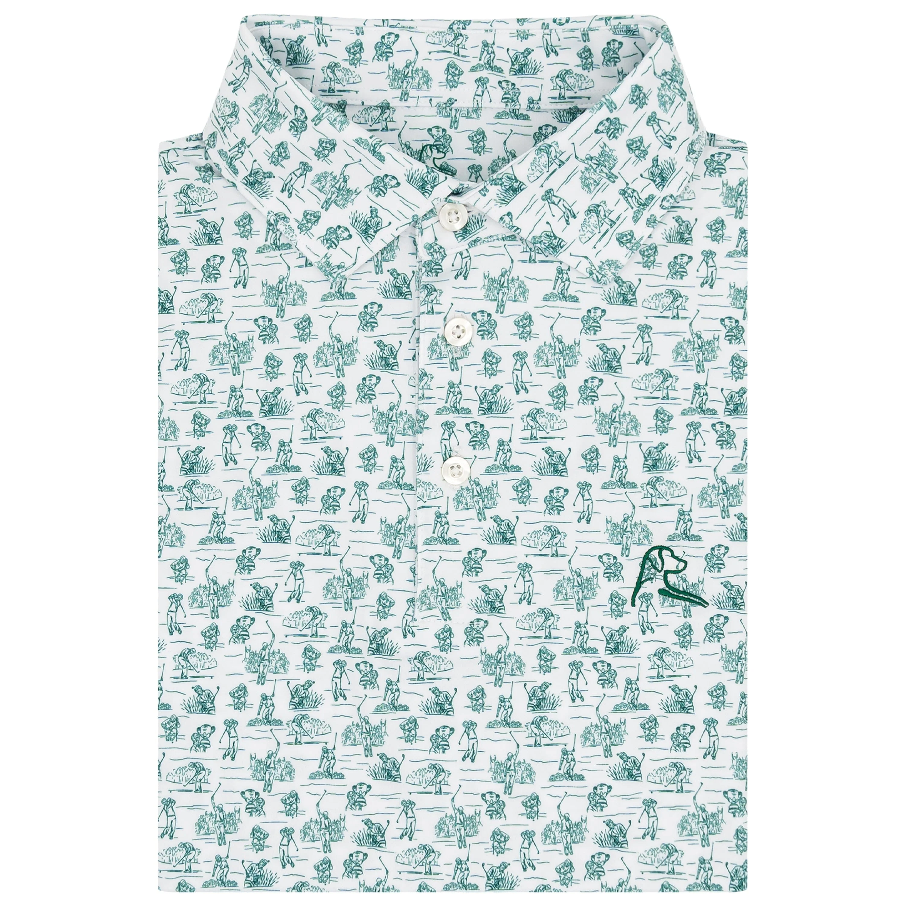 The Jack™ | Performance Polo | The Jack™ - White/Fairway Green