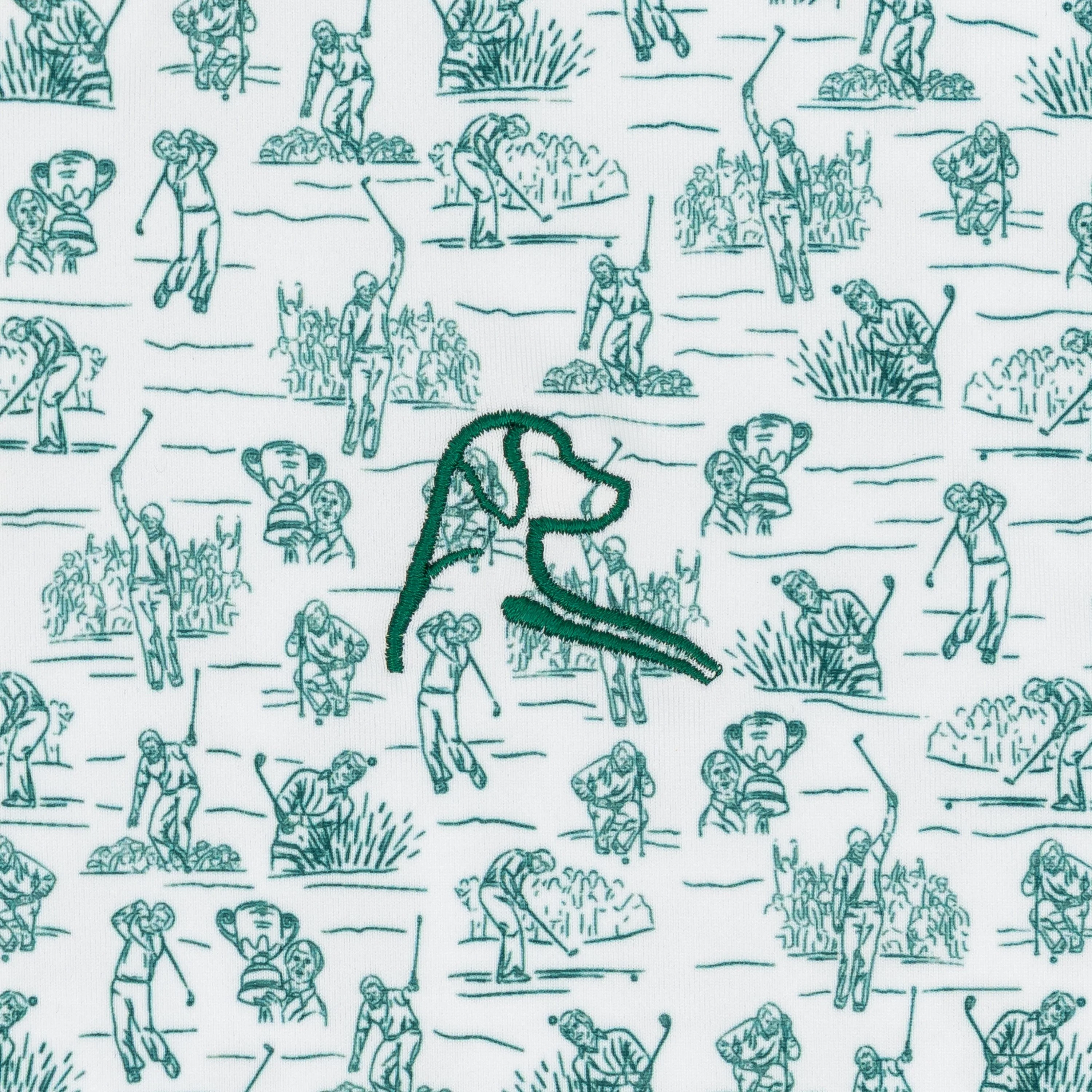 The Jack™ | Performance Polo | The Jack™ - White/Fairway Green - Image 3