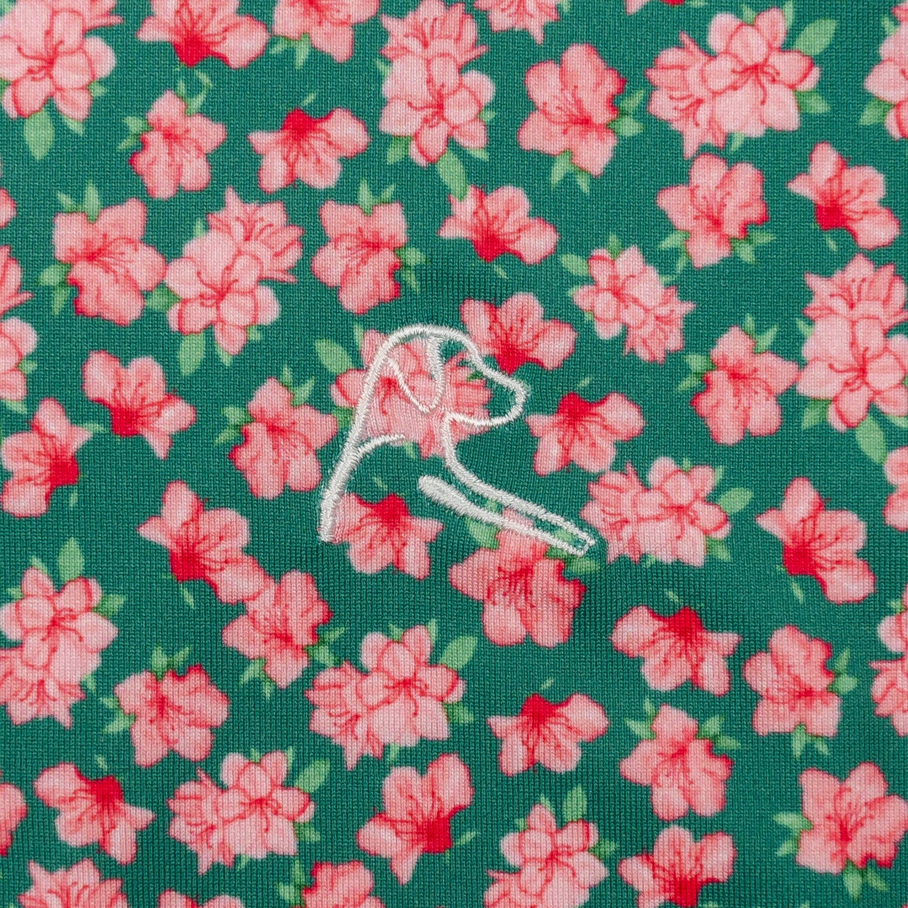 The Lil' Azalea | Performance Polo | The Azalea - Spring Pink/Clover Green - Image 3