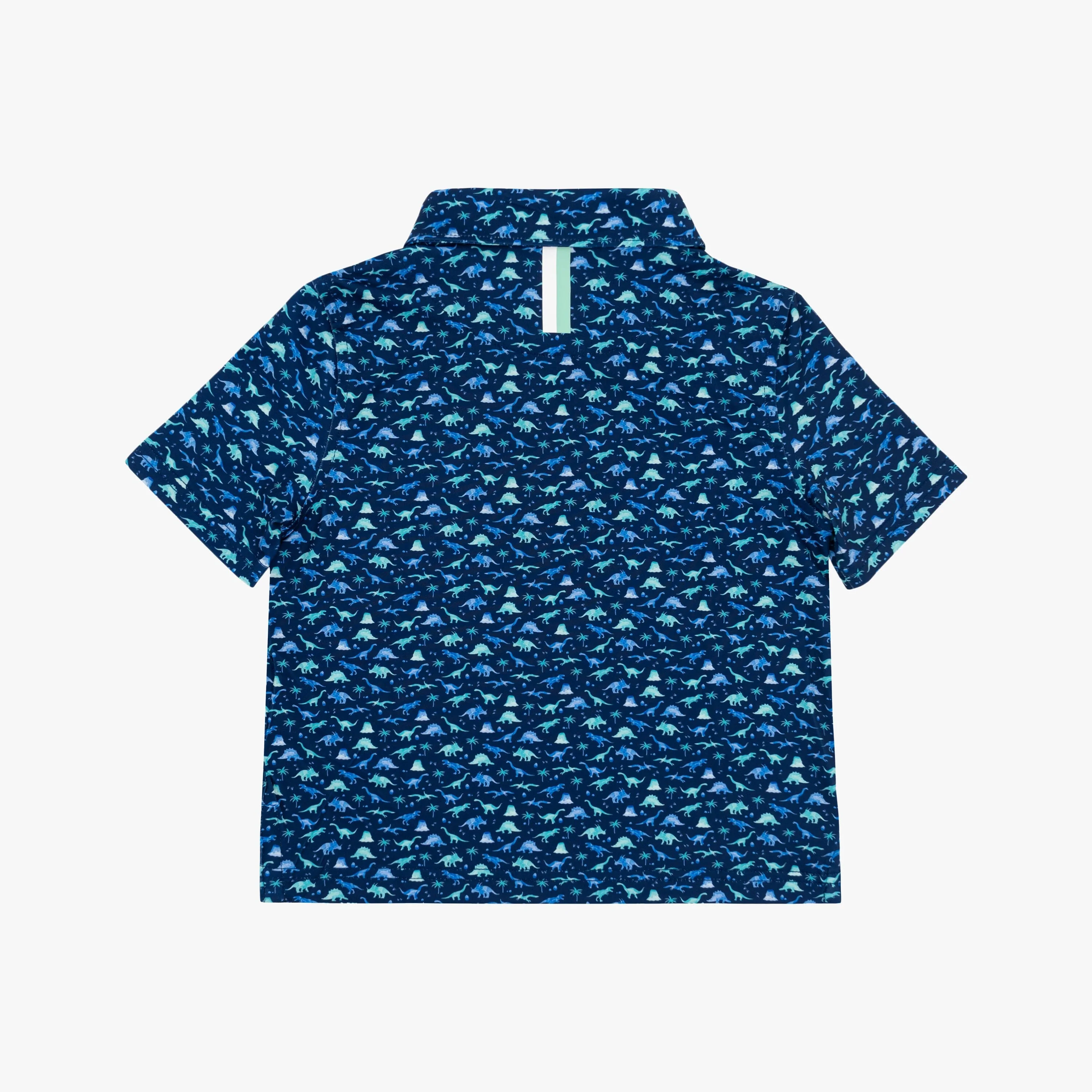 The Lil' Jurassic | Performance Polo | The Jurassic - Admiral Navy - Image 2