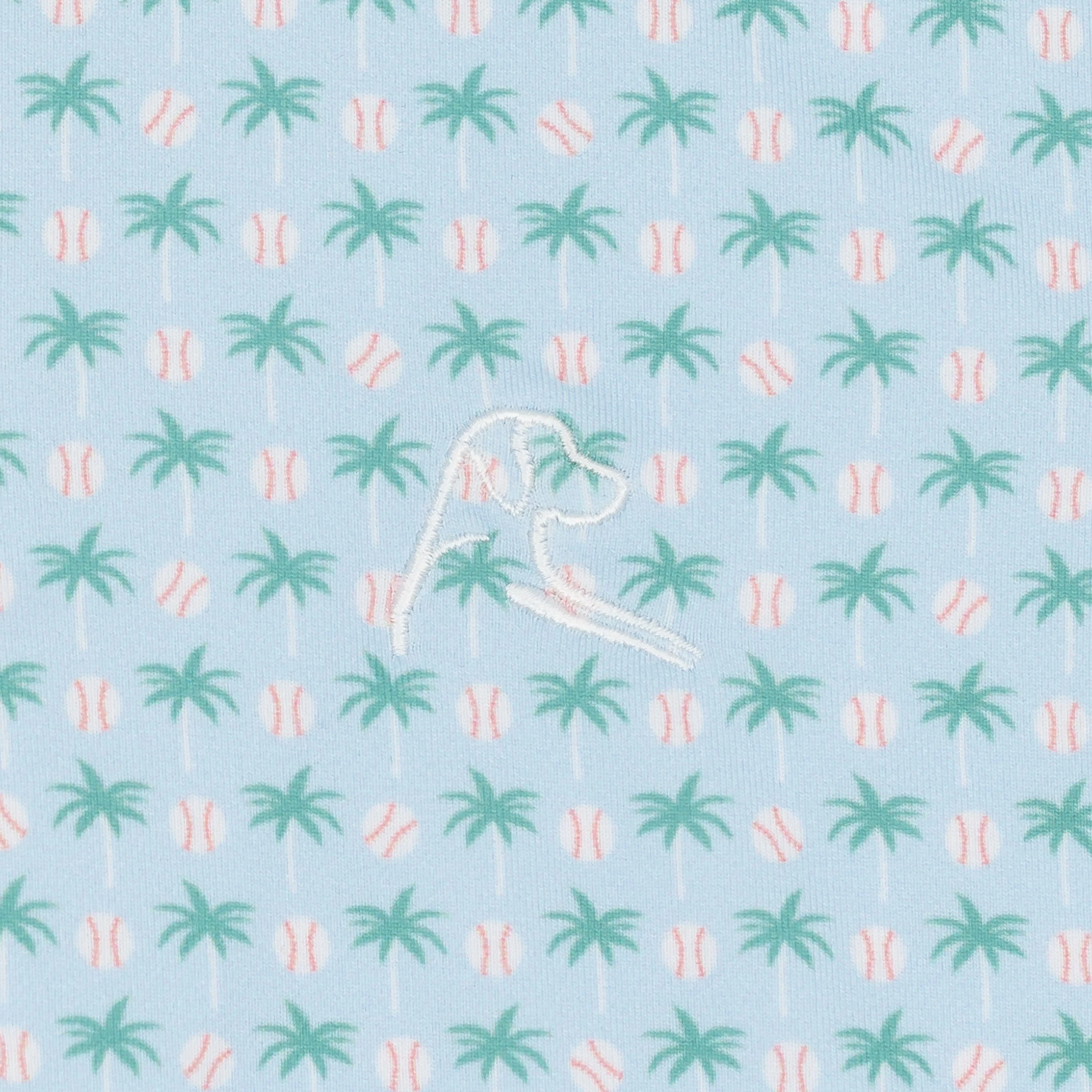 The Lil' Spring Ball | Performance Polo | The Spring Ball - Pale Blue - Image 3