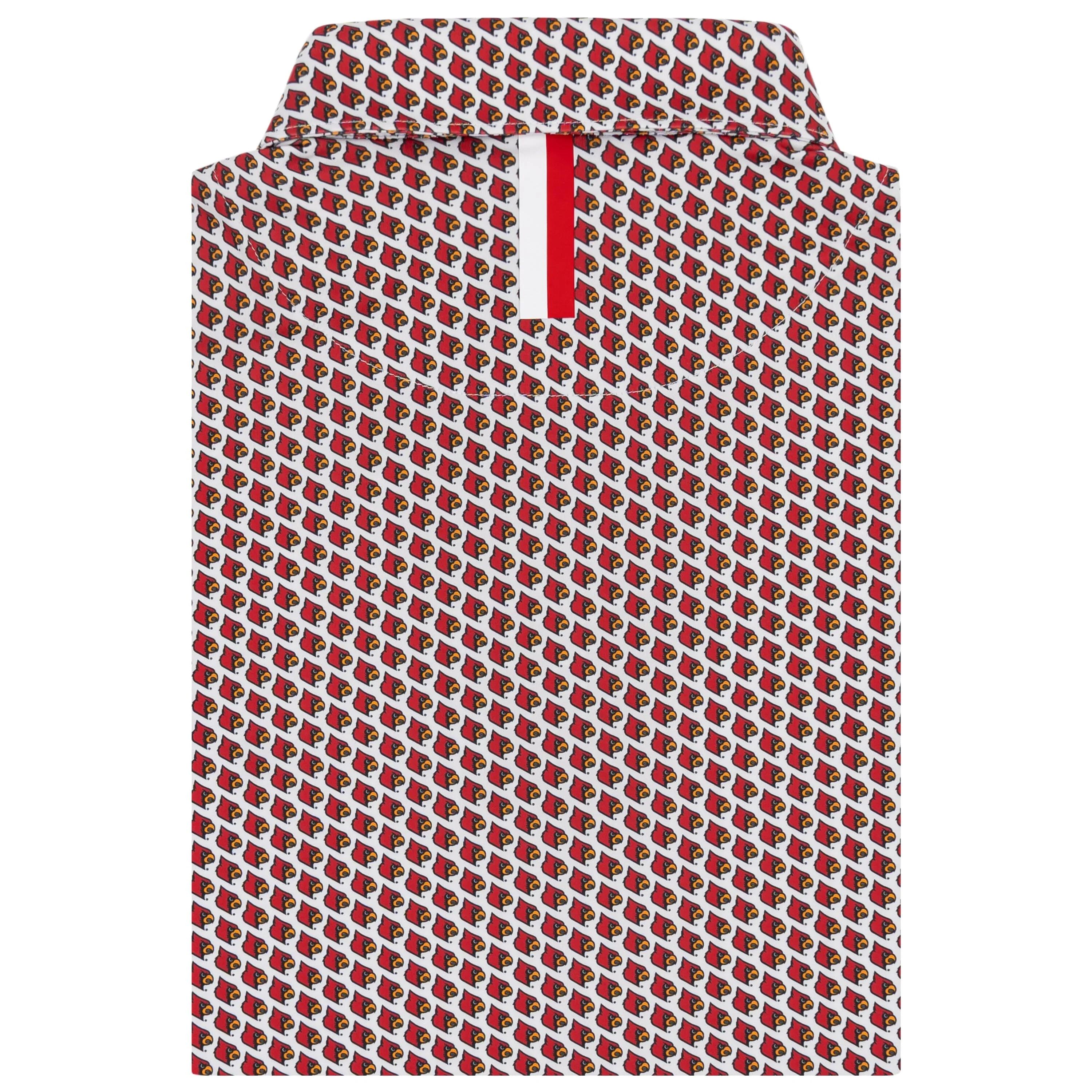 The Louisville Cards® | Collegiate Polo | The Louisville Cards® - White/Roar Red - Image 2