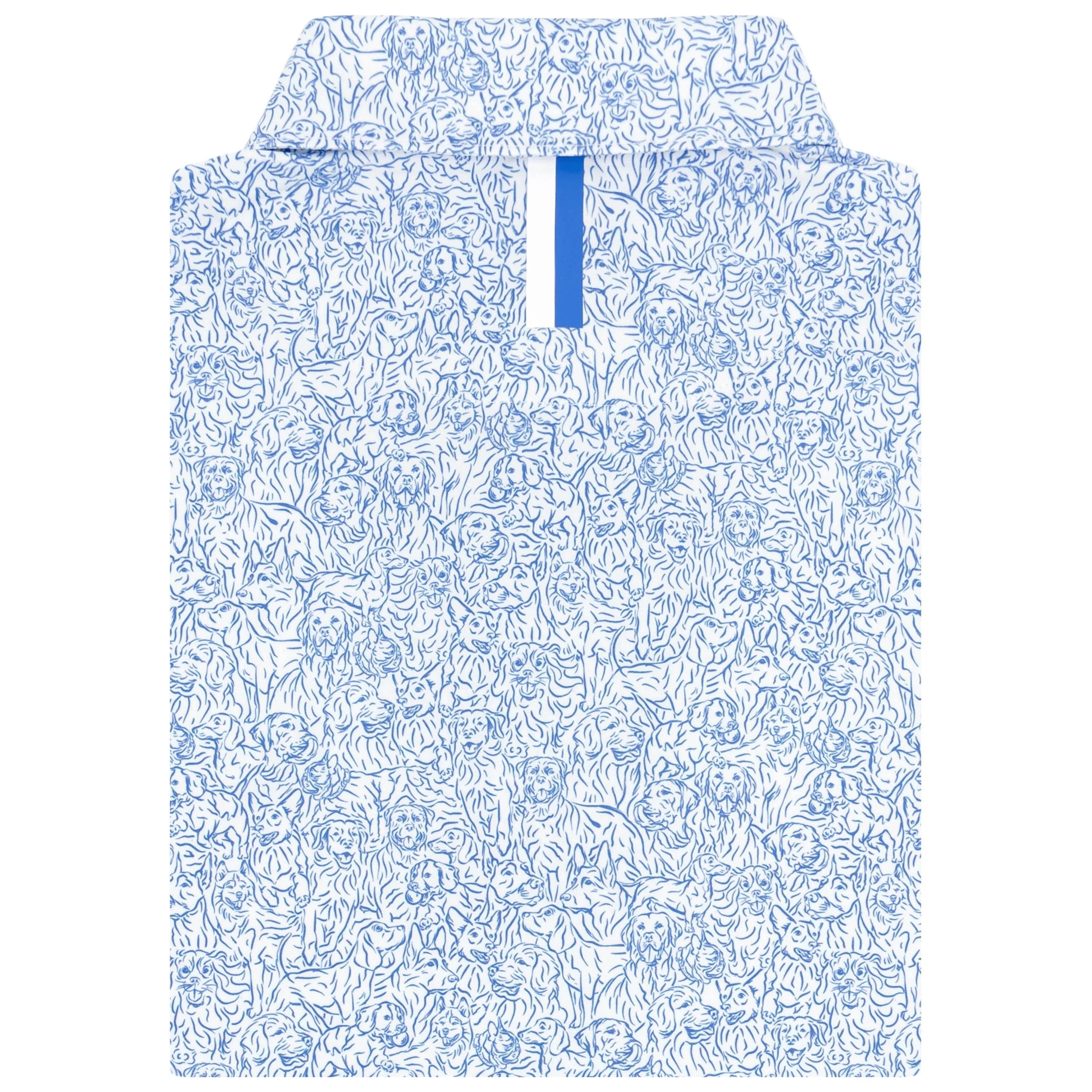 The Man's Best Friend | Performance Polo | The Man's Best Friend - Bunker Blue/White - Image 2