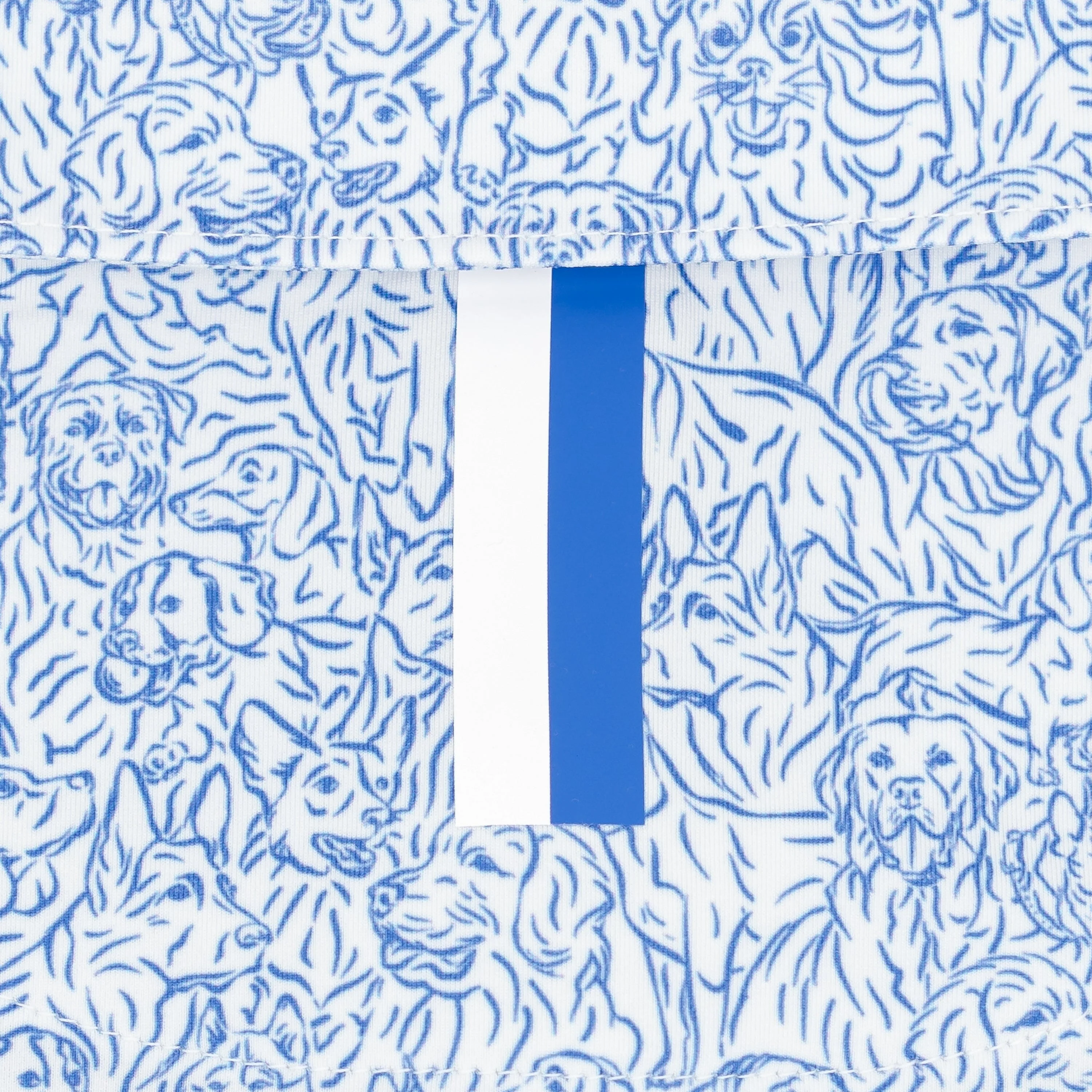 The Man's Best Friend | Performance Polo | The Man's Best Friend - Bunker Blue/White - Image 4
