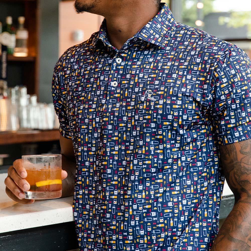 The Old Fashioned | Performance Polo | The Old Fashioned - Admiral Navy - Image 5