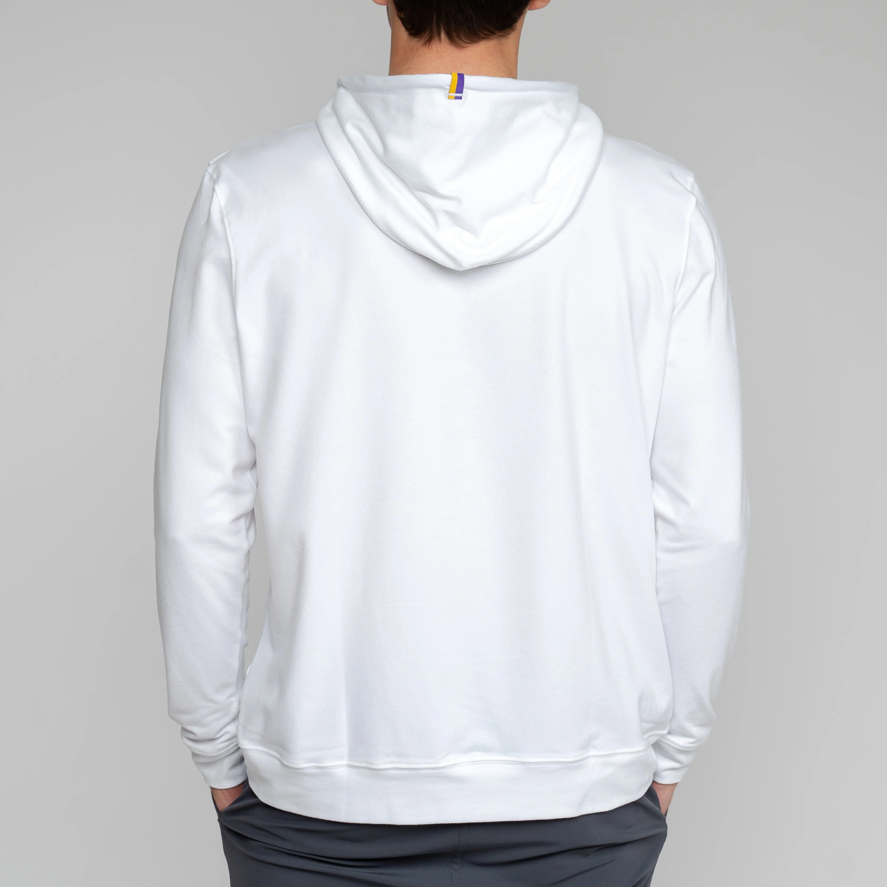 Hesi Collegiate Hoodie - LSU | Solid - White - LSU - 1 - Image 3