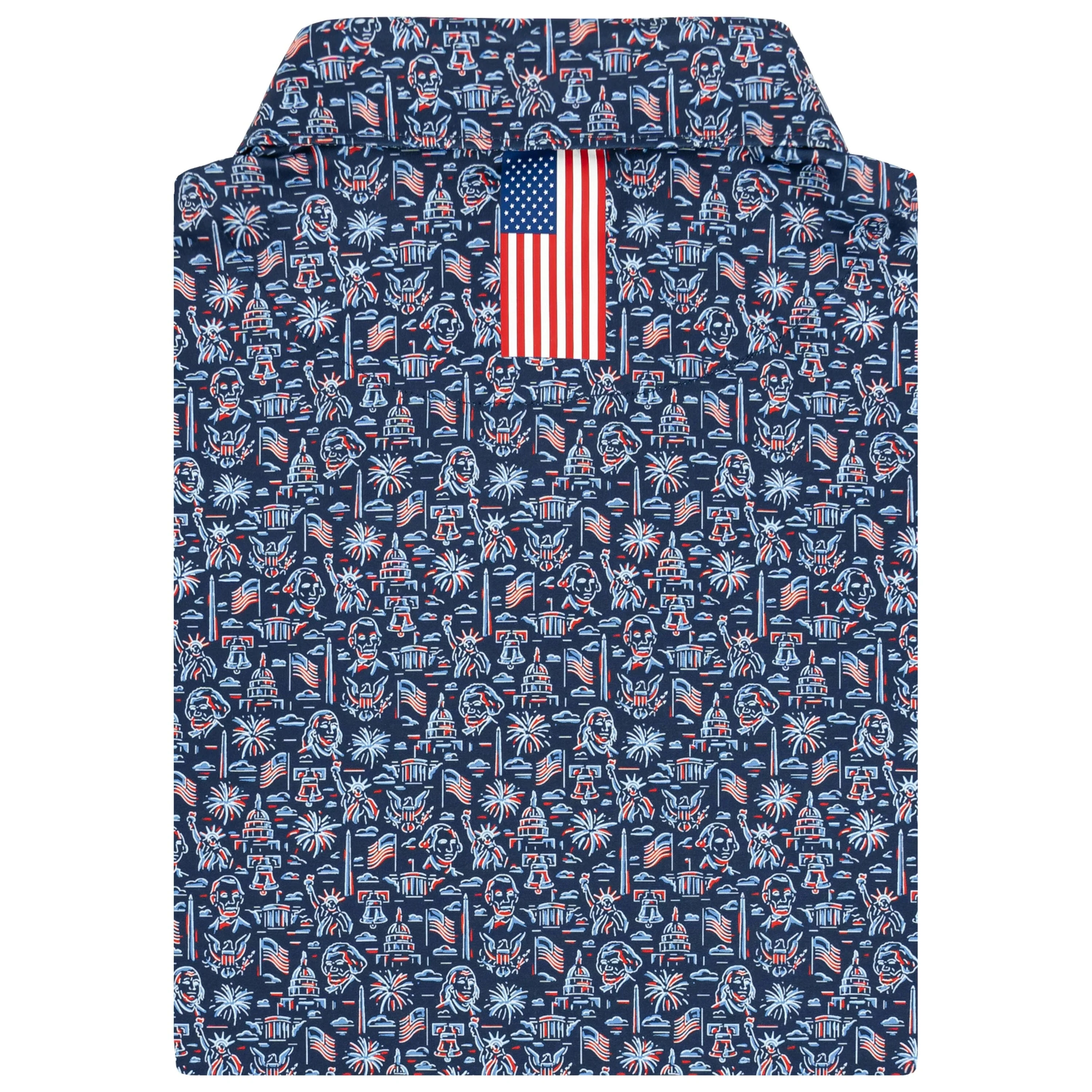 The American Icon | Performance Polo | The American Icon - Fleet Navy - USA - Image 2