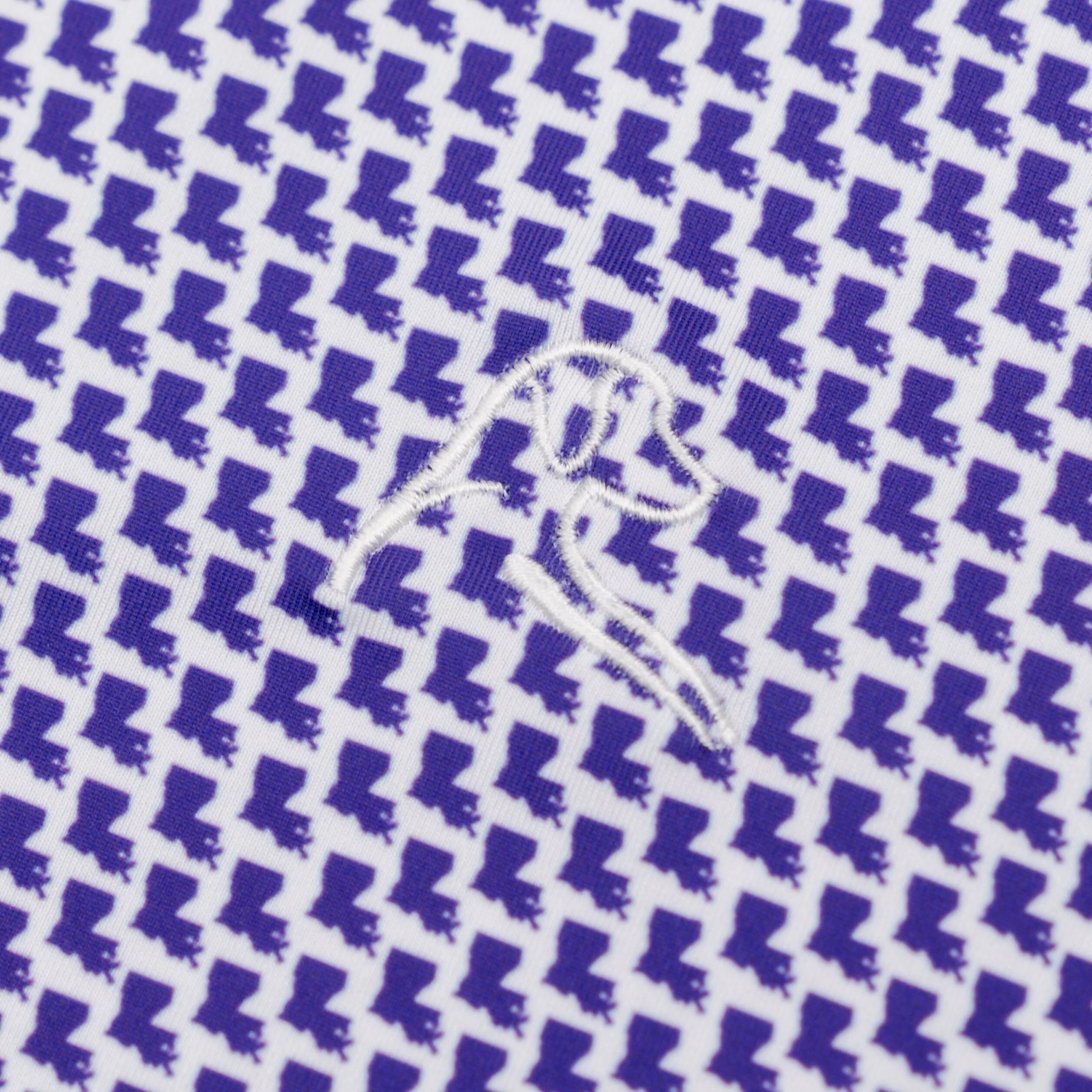 The Bayou | Performance Polo | The Bayou - Reauxback Purple/White - Image 3