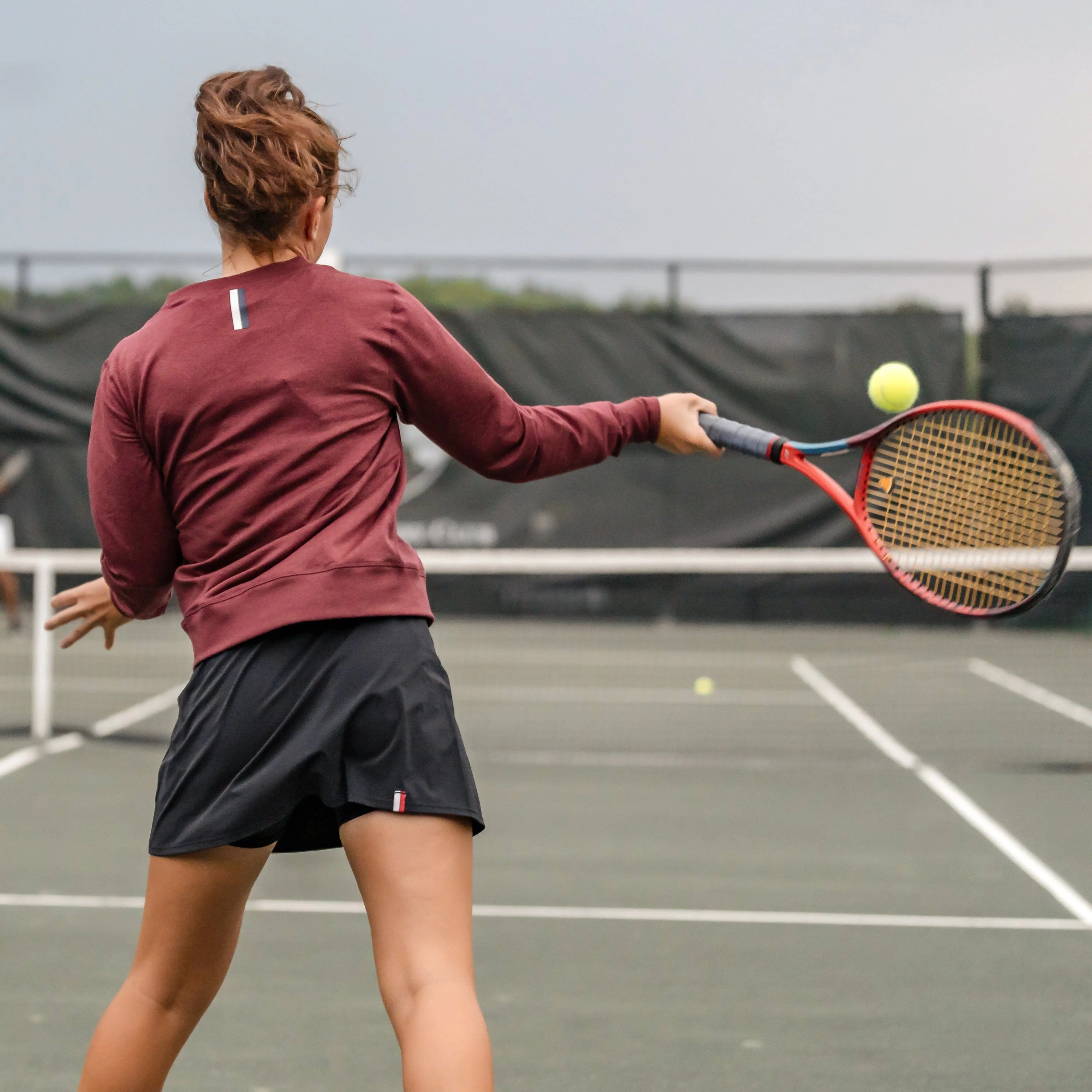 Swift Performance Crew | Heather - Port Red/Merlot - Image 7