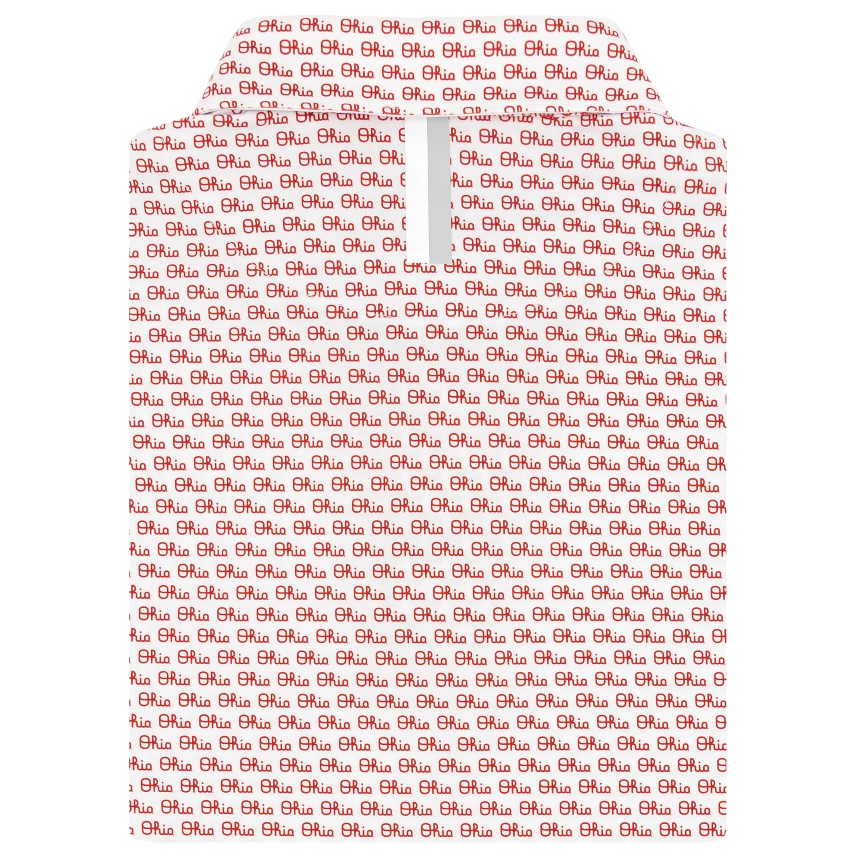 The Ohio State Script | Collegiate Polo | The Ohio State Script - White/Roar Red - Image 2
