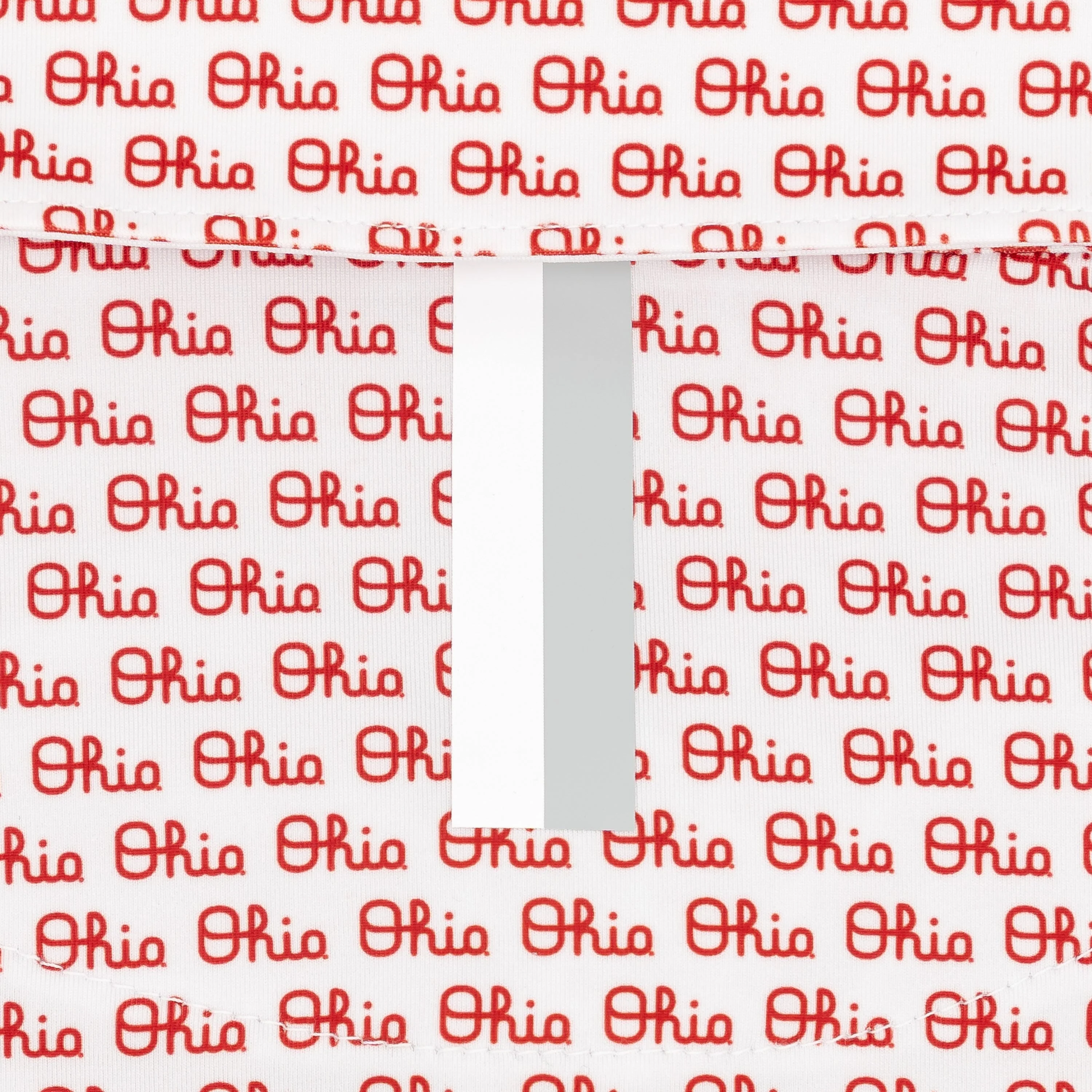 The Ohio State Script | Collegiate Polo | The Ohio State Script - White/Roar Red - Image 4