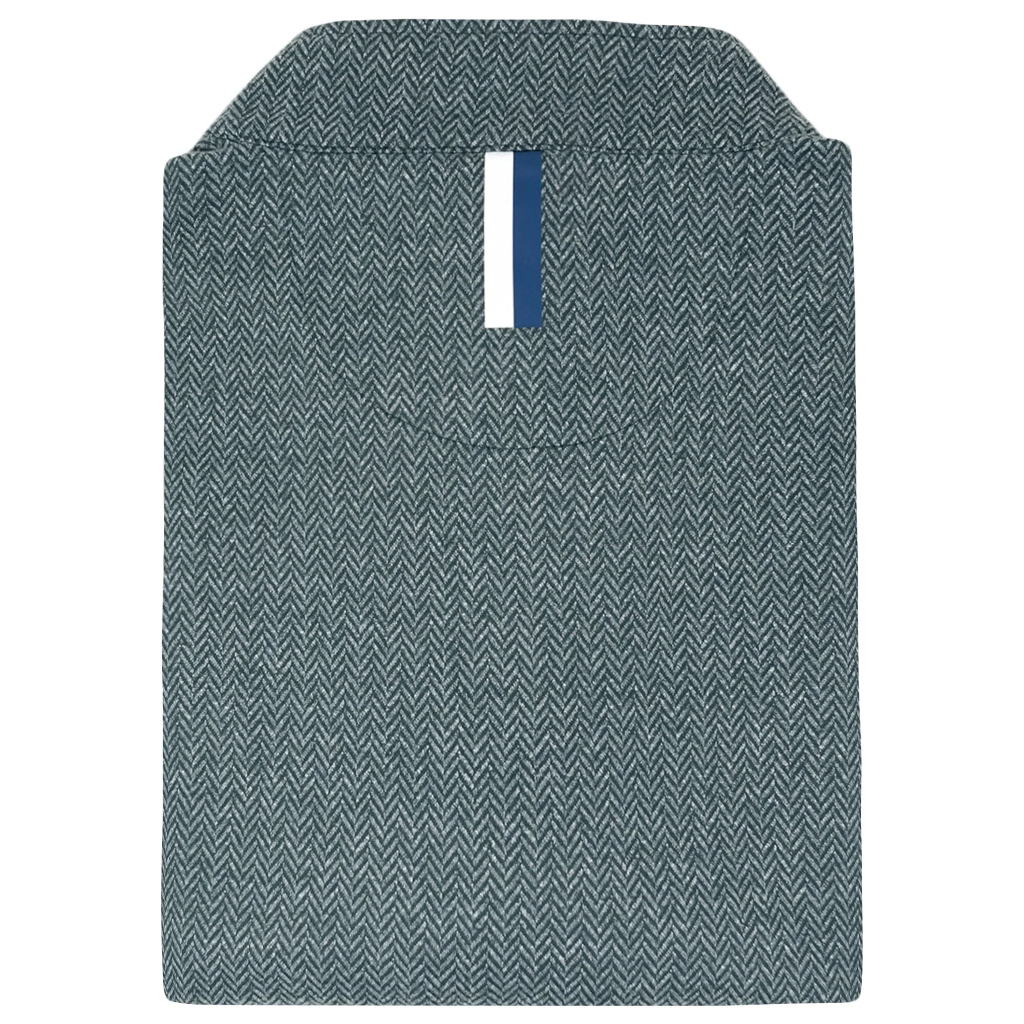Herringbone Jacquard Performance Q-Zip | The Herringbone - Ponderosa Green/White - Image 2
