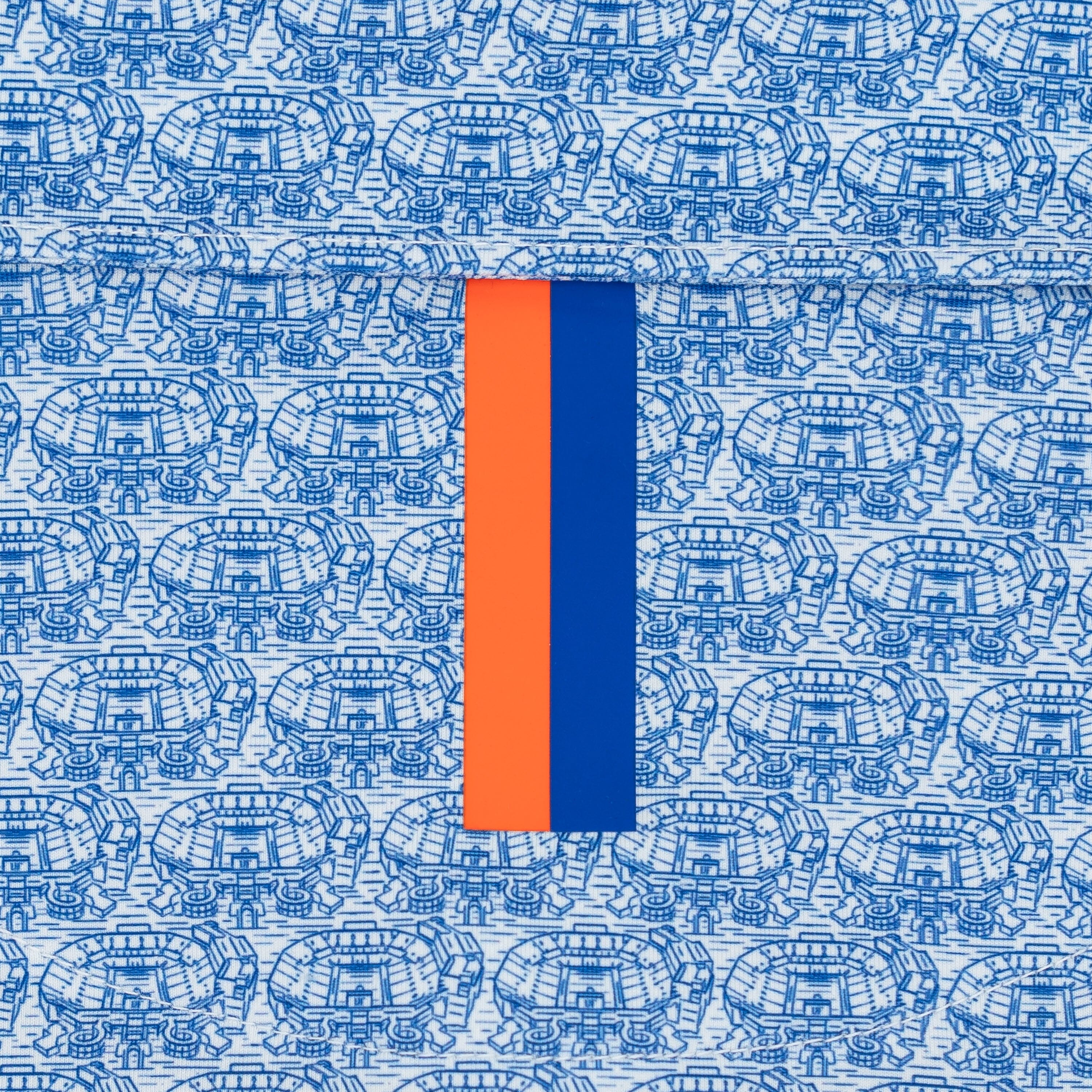 The Florida Swamp® | Collegiate Polo | The Florida Swamp - White/Ocean Blue - Image 4