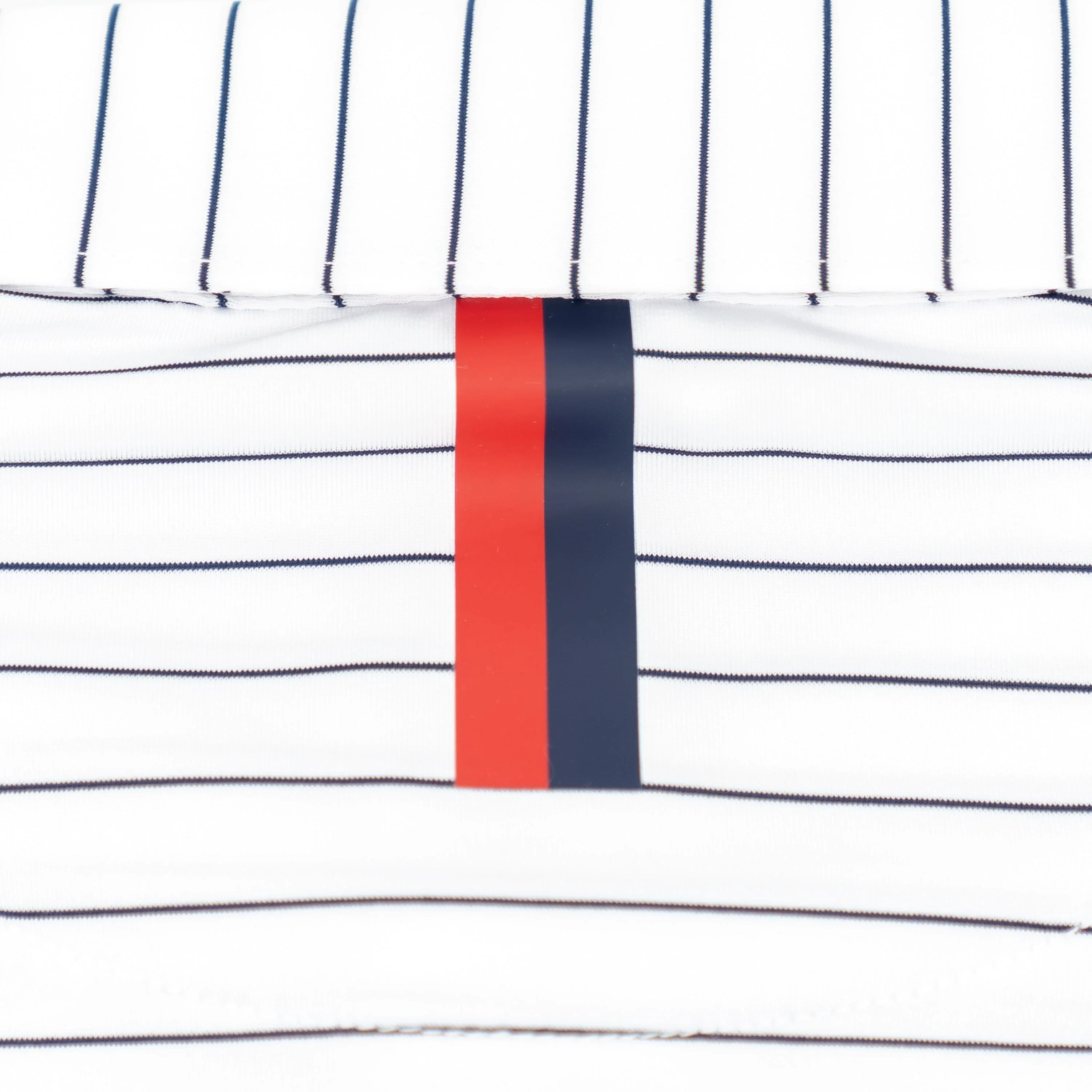 The Captain Stripe | Performance Polo | The Captain Stripe - White/Fleet Navy - Image 4