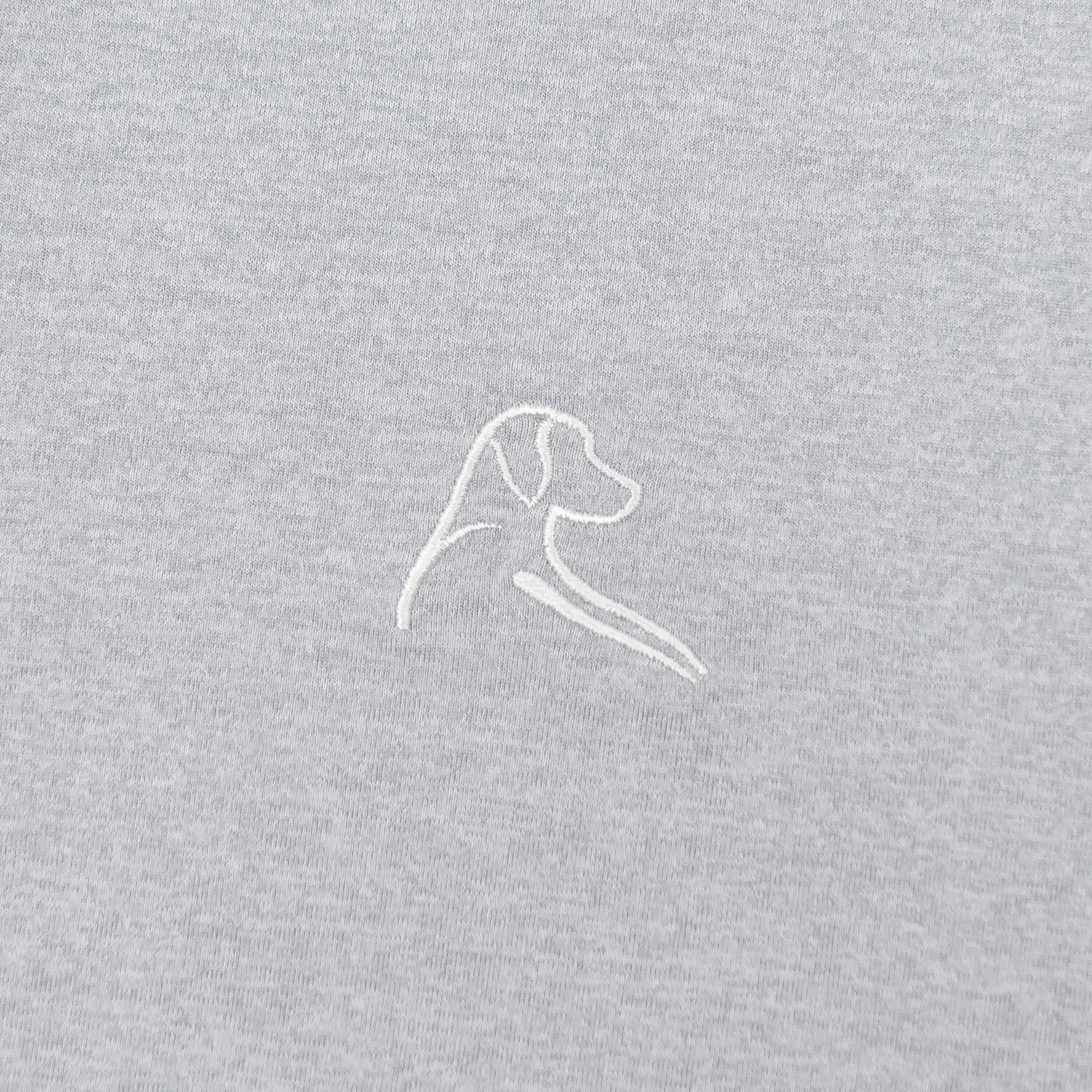 Heather | Performance Polo | Heather - Thunder Grey/White - Image 3