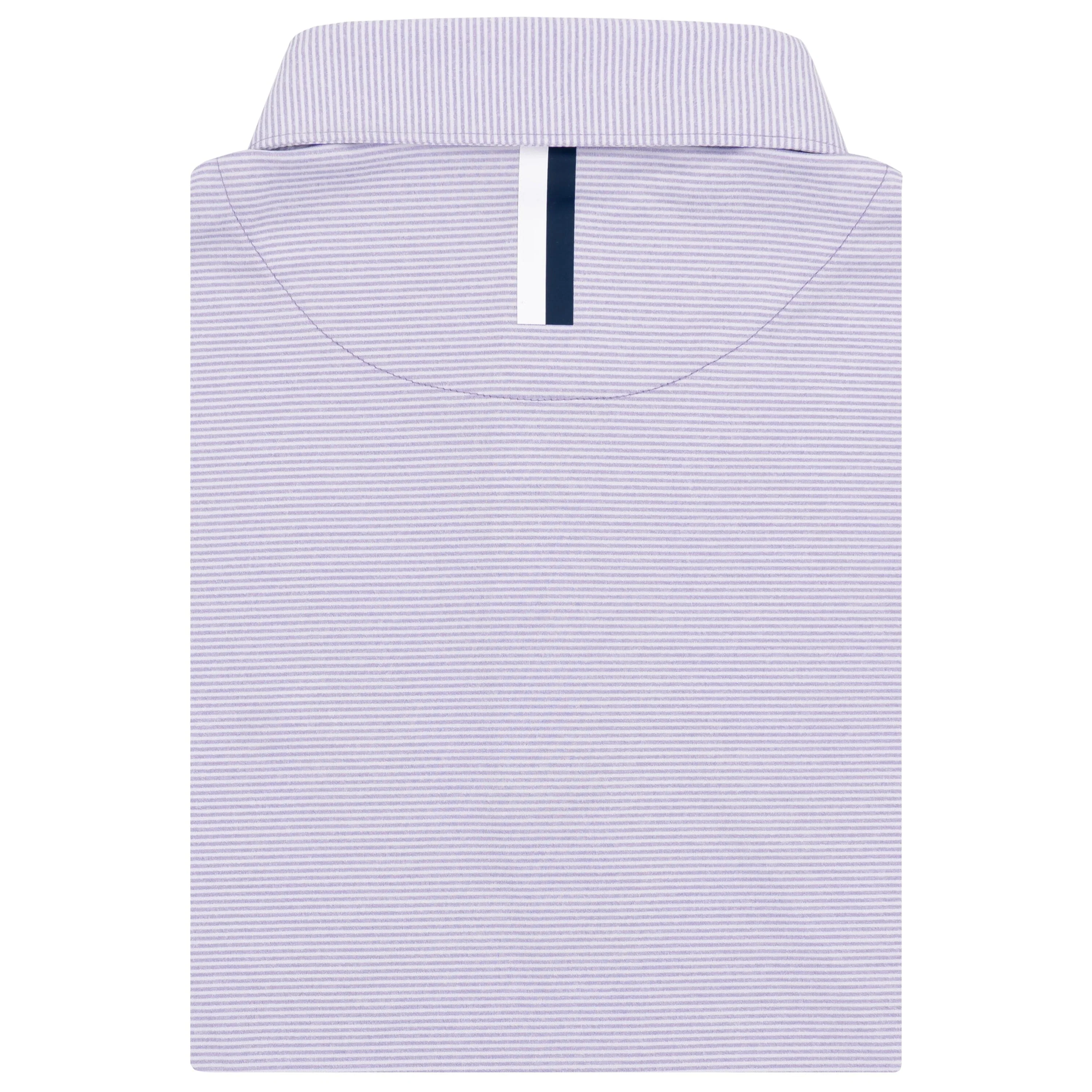 The Whaler Heather Stripe | Performance Polo | The Whaler Heather Stripe - Lavender/White - Image 2