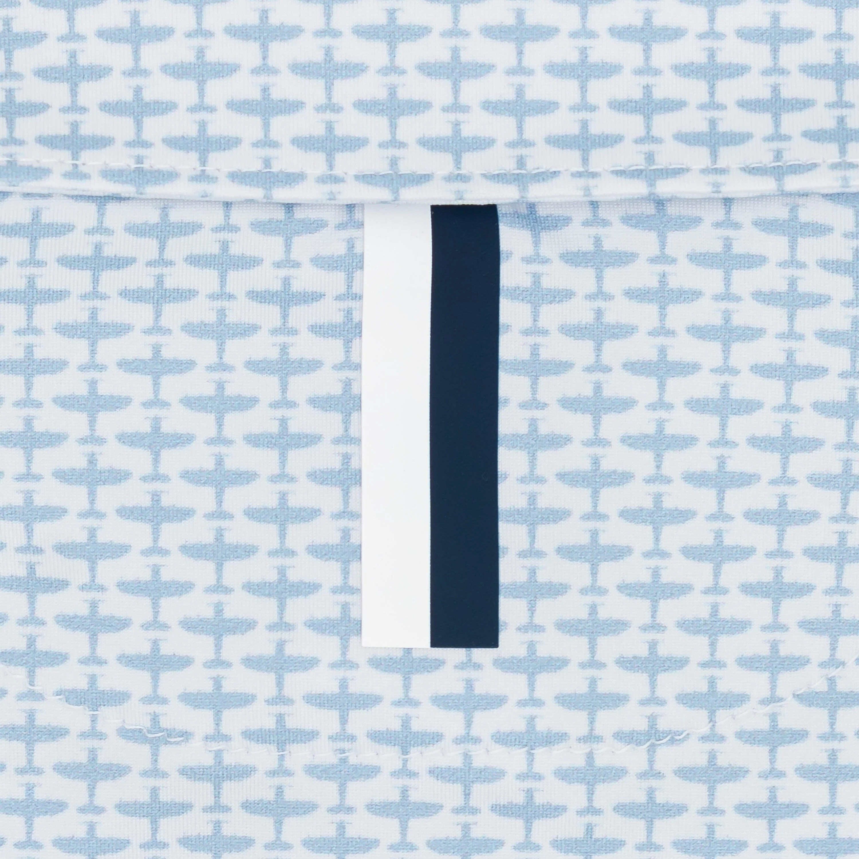 The Lil' Thunderbolt | Performance Polo | The Thunderbolt - White/Zenith Blue - Image 4