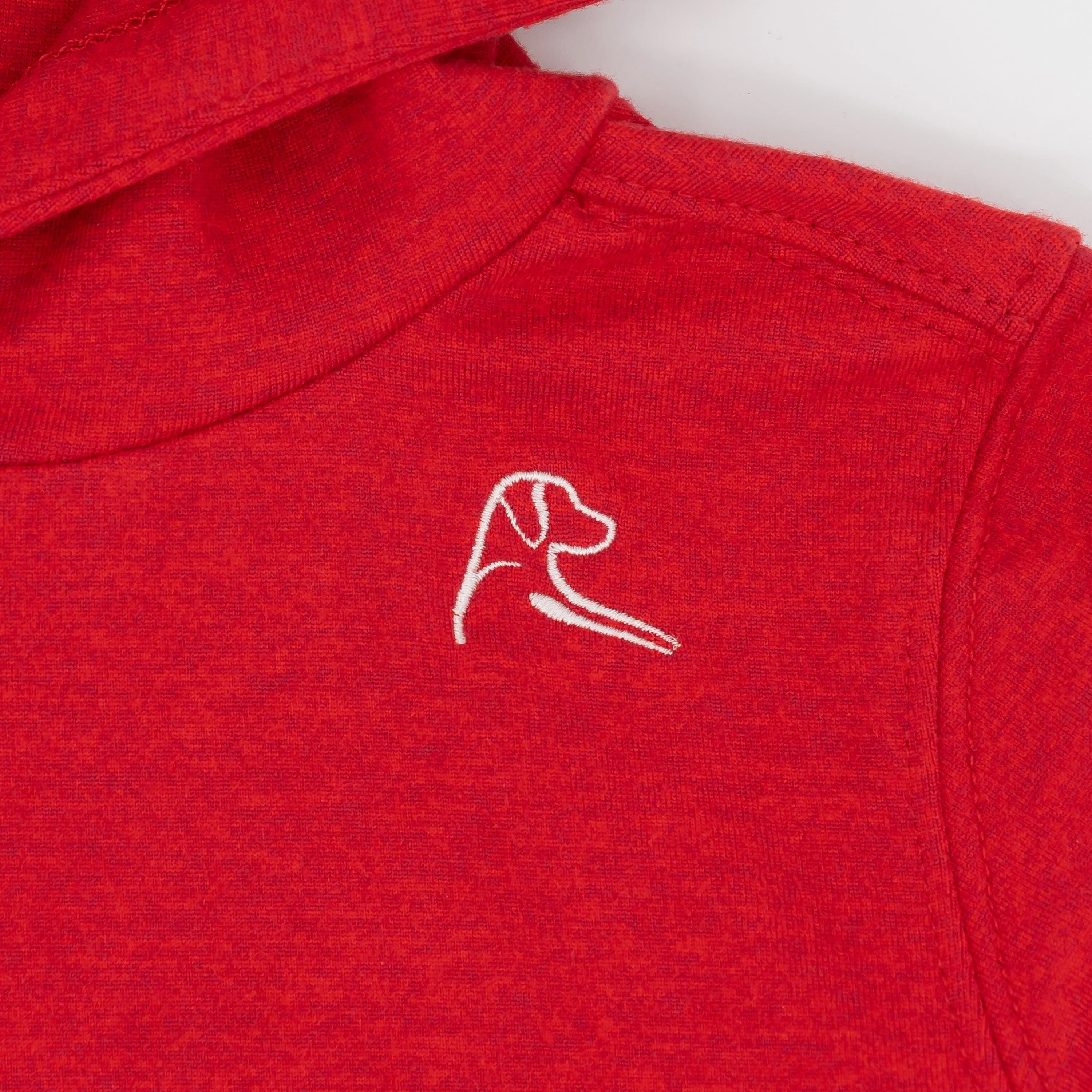 Lil' Hesi Performance Hoodie | Heather - Cardinal Red/Classic Red - Image 3