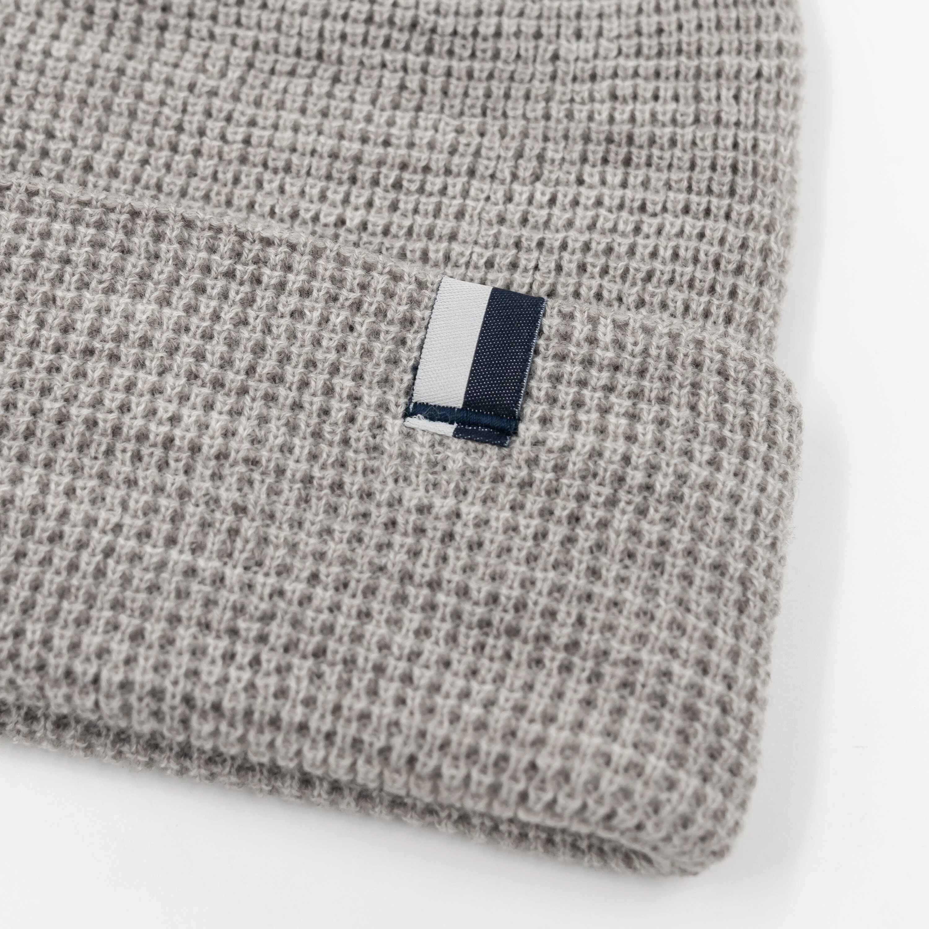 Lodge Beanie | Heather - Stainless Steel/White - Image 3