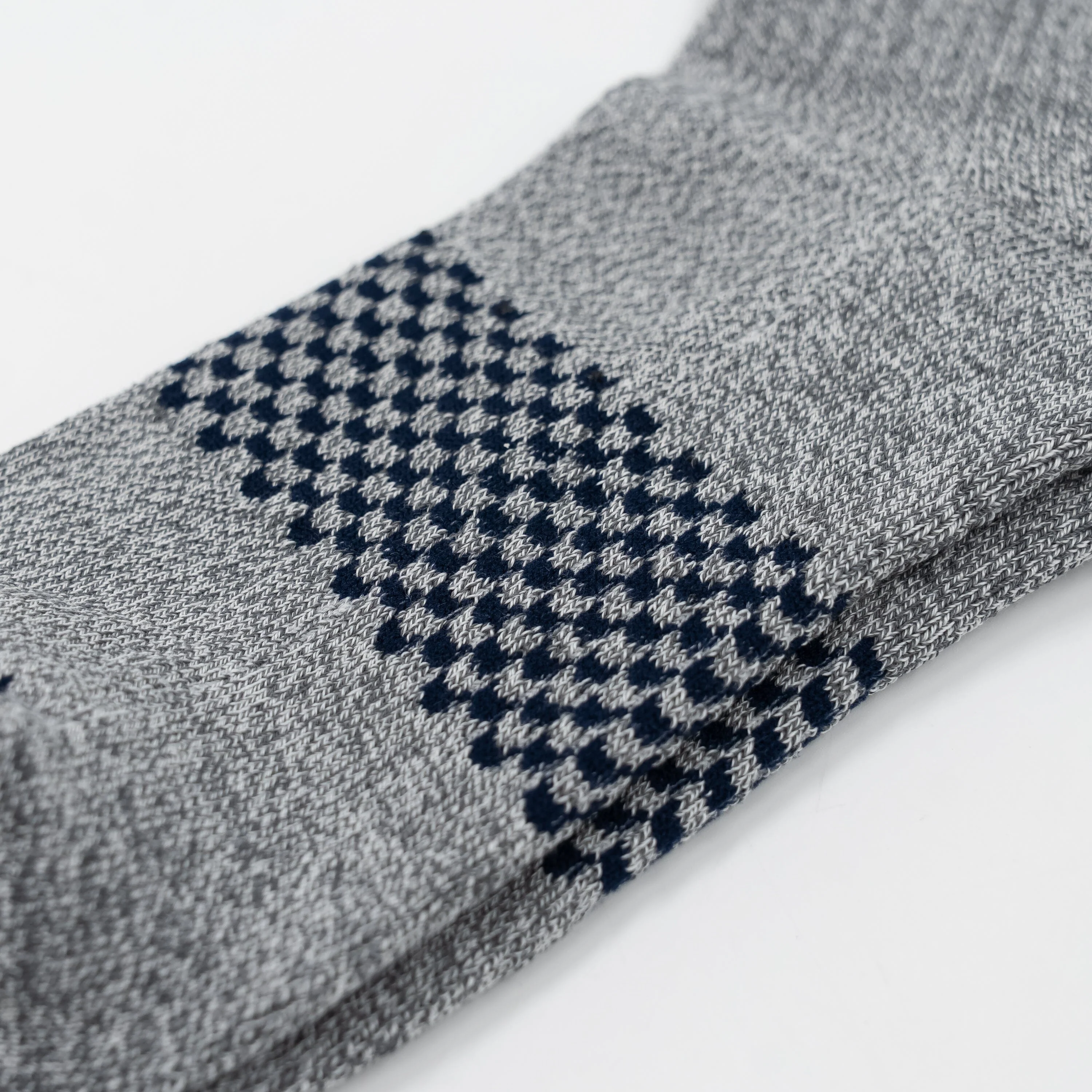 Stratus Performance Crew Socks | Heather - Charcoal Grey/White - White/Fleet Navy - Image 4