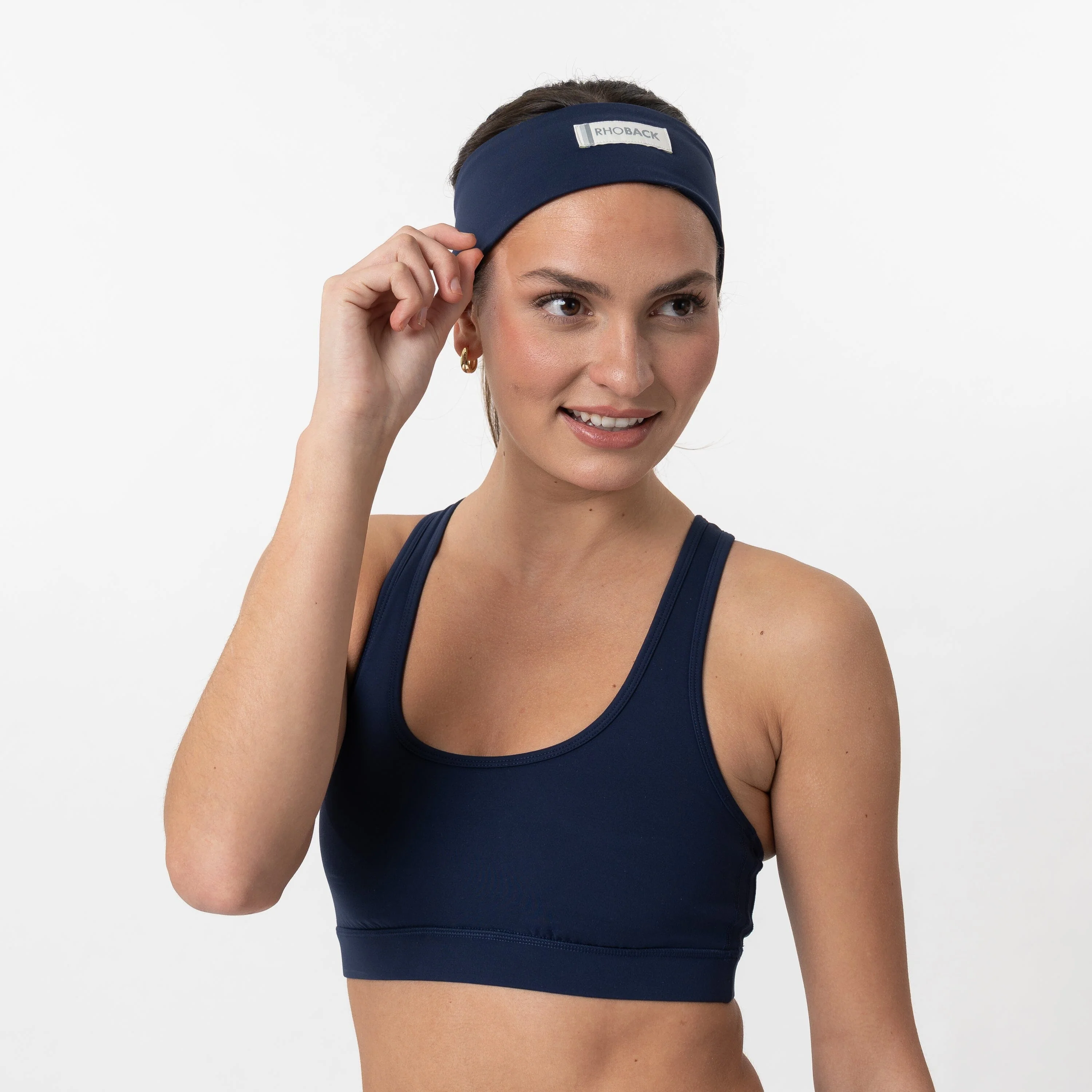 Vista Headband | Solid - Fleet Navy - Image 3