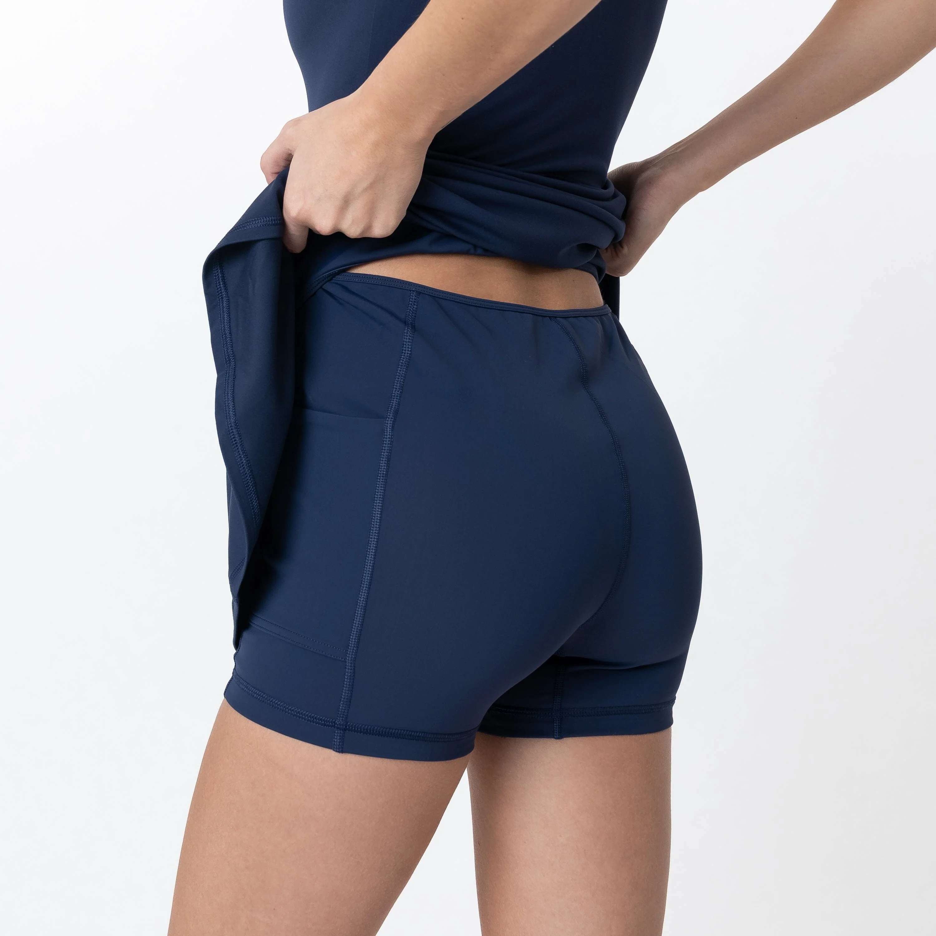 Melbourne Active Dress | Solid - Fleet Navy - Fleet Navy/White - Image 7
