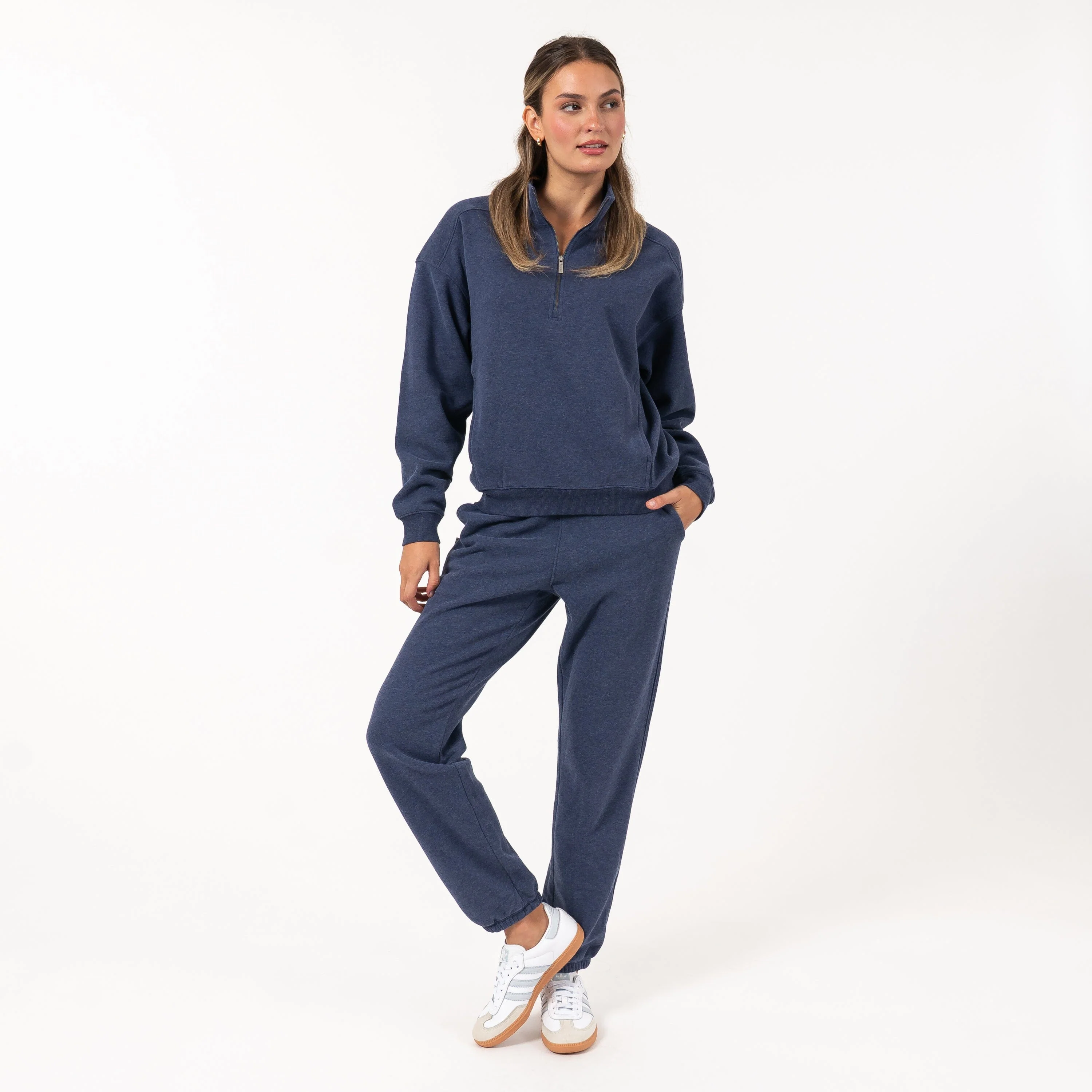 Ready Sweatpant | Heather - Fleet Navy (Women) - Image 5