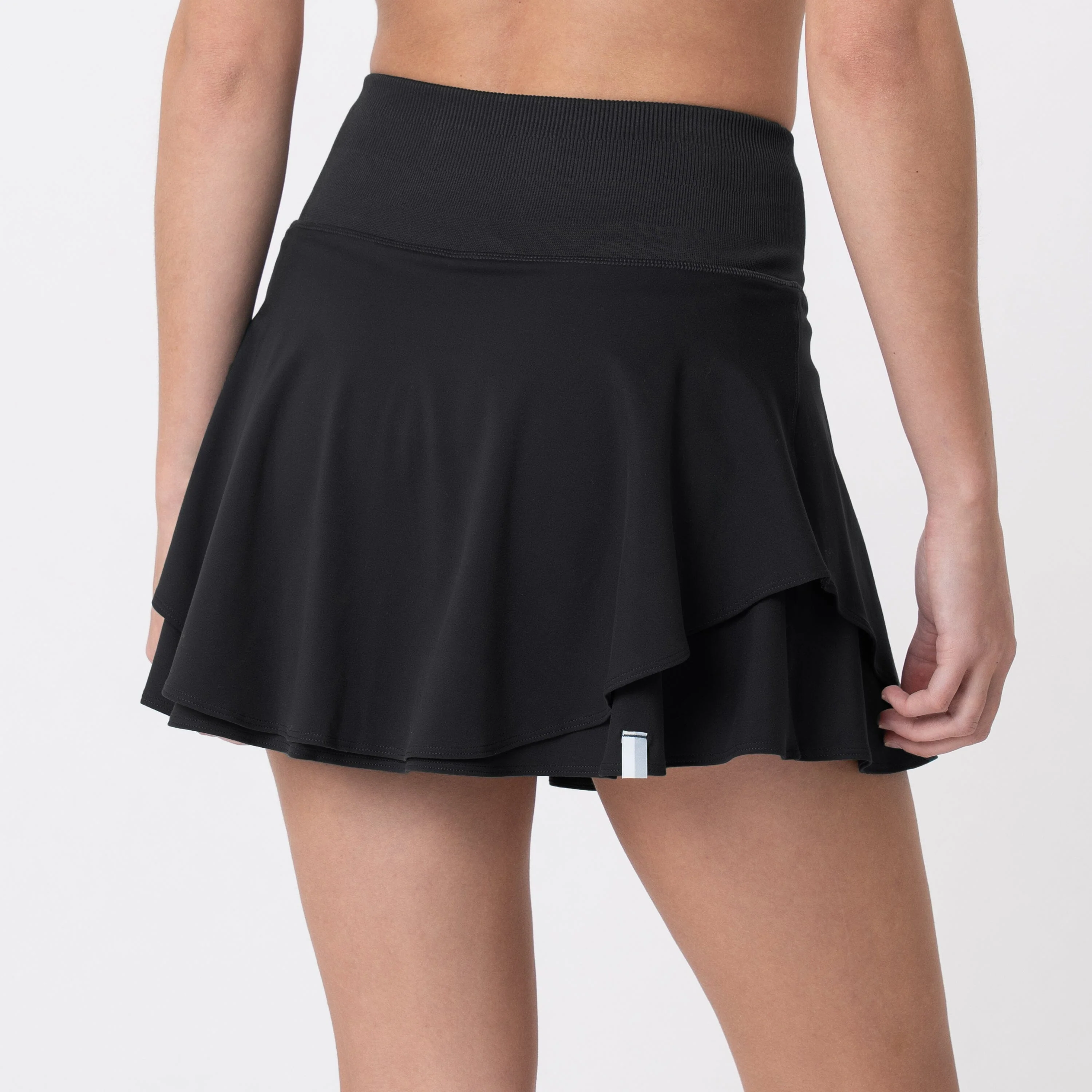 Sydney Tennis Skort | Solid - Midnight Black - Image 5
