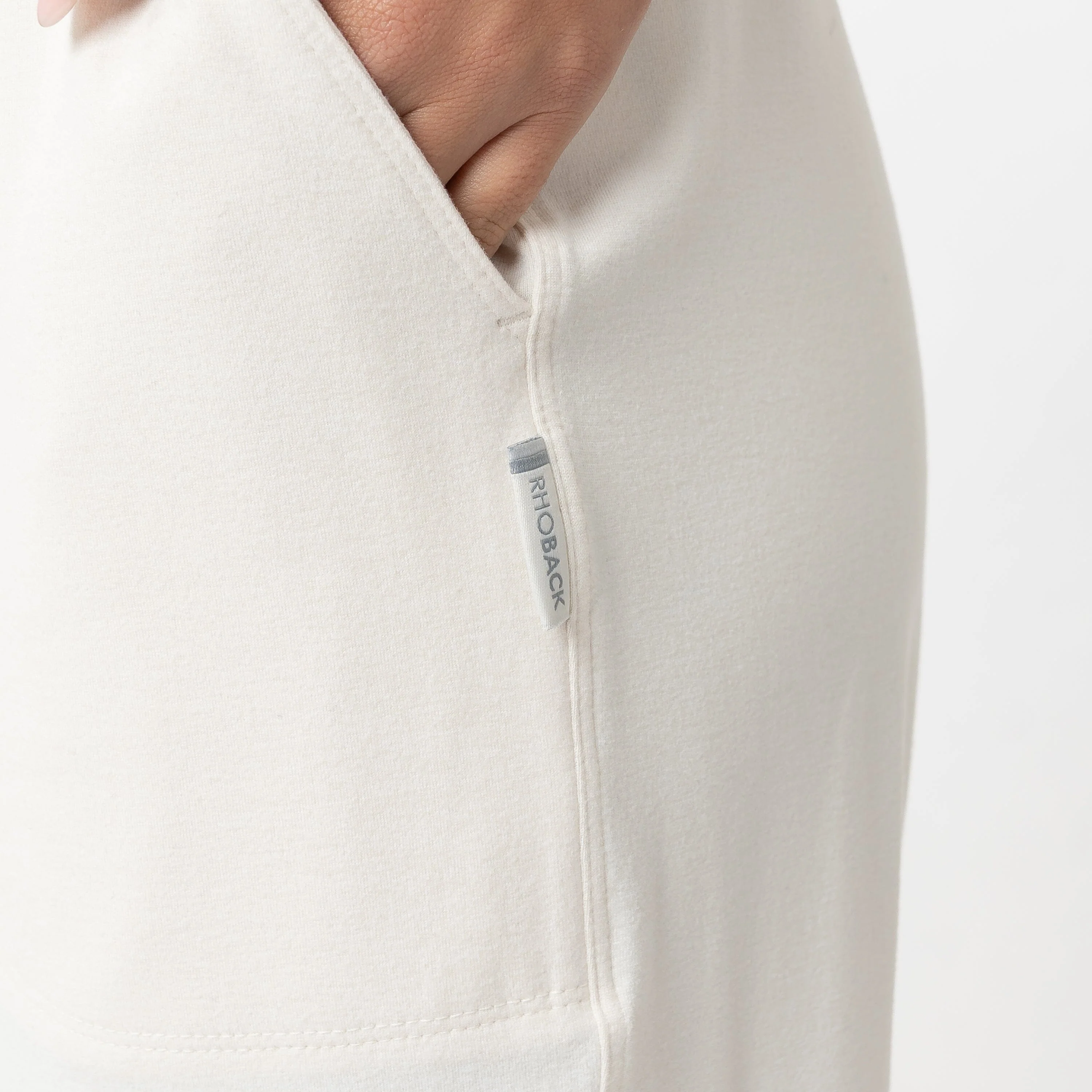Tempo Ease Jogger | Heather - Ivory/Parchment White - Image 3