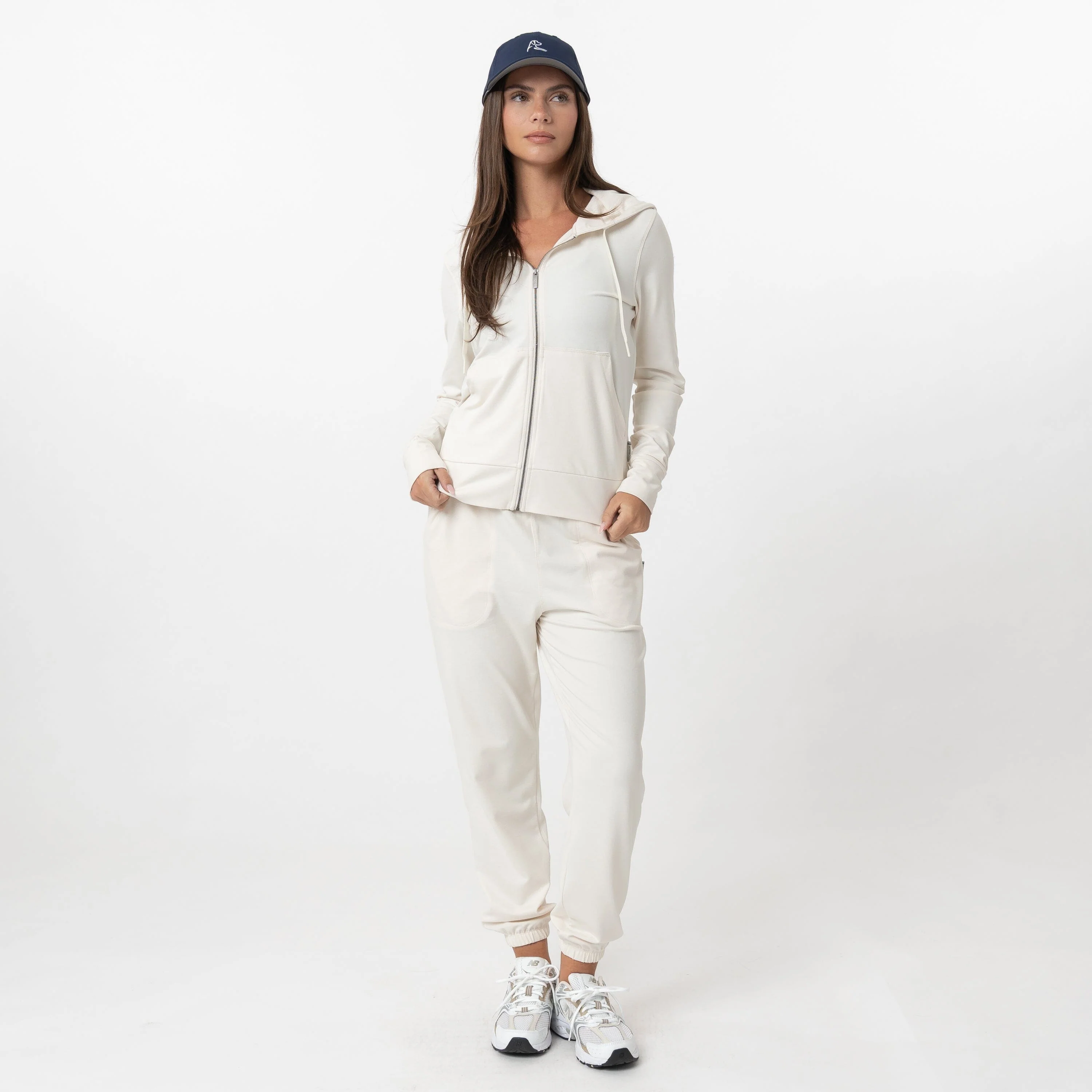 Tempo Ease Jogger | Heather - Ivory/Parchment White - Image 6