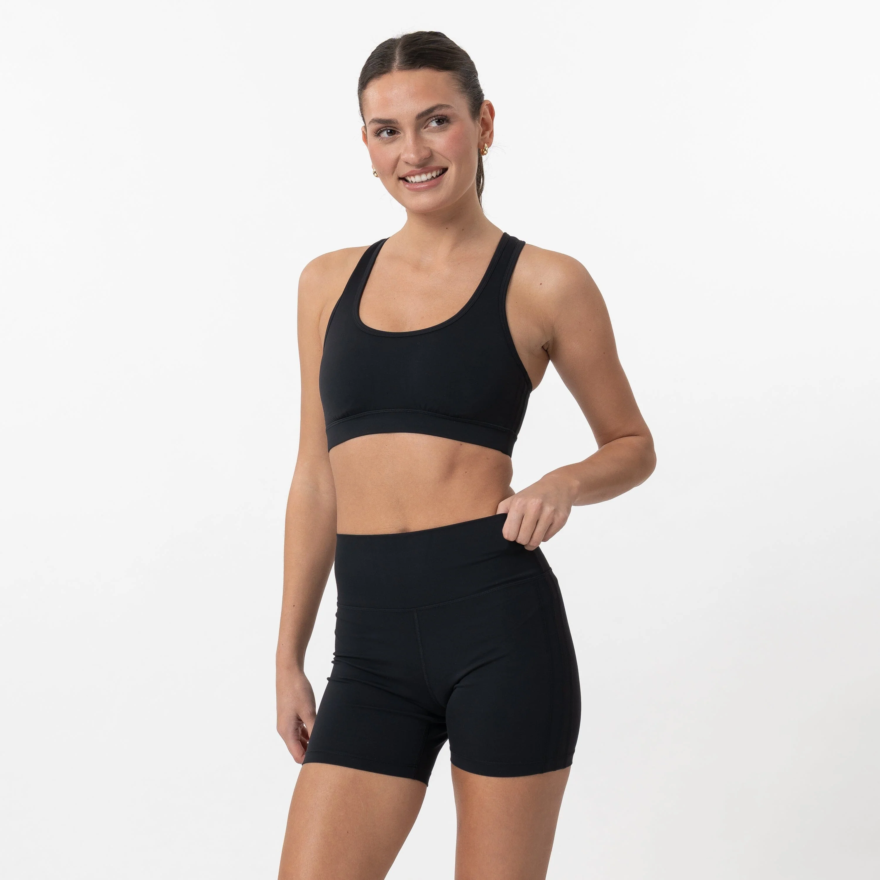 Vista Biker Short | Solid - Midnight Black - Image 3