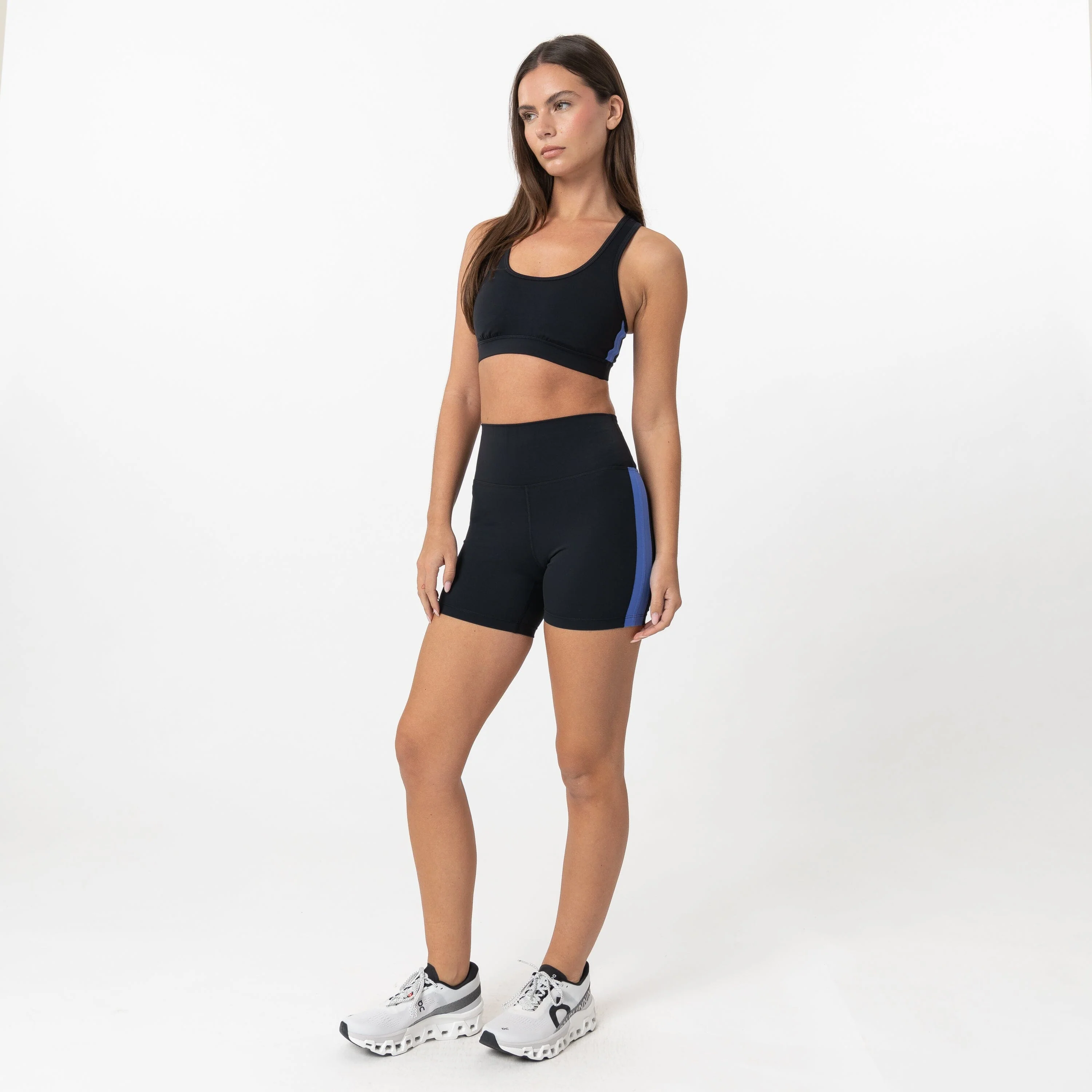 Vista Biker Short | Solid - Midnight Black - Bunker Blue - Image 8