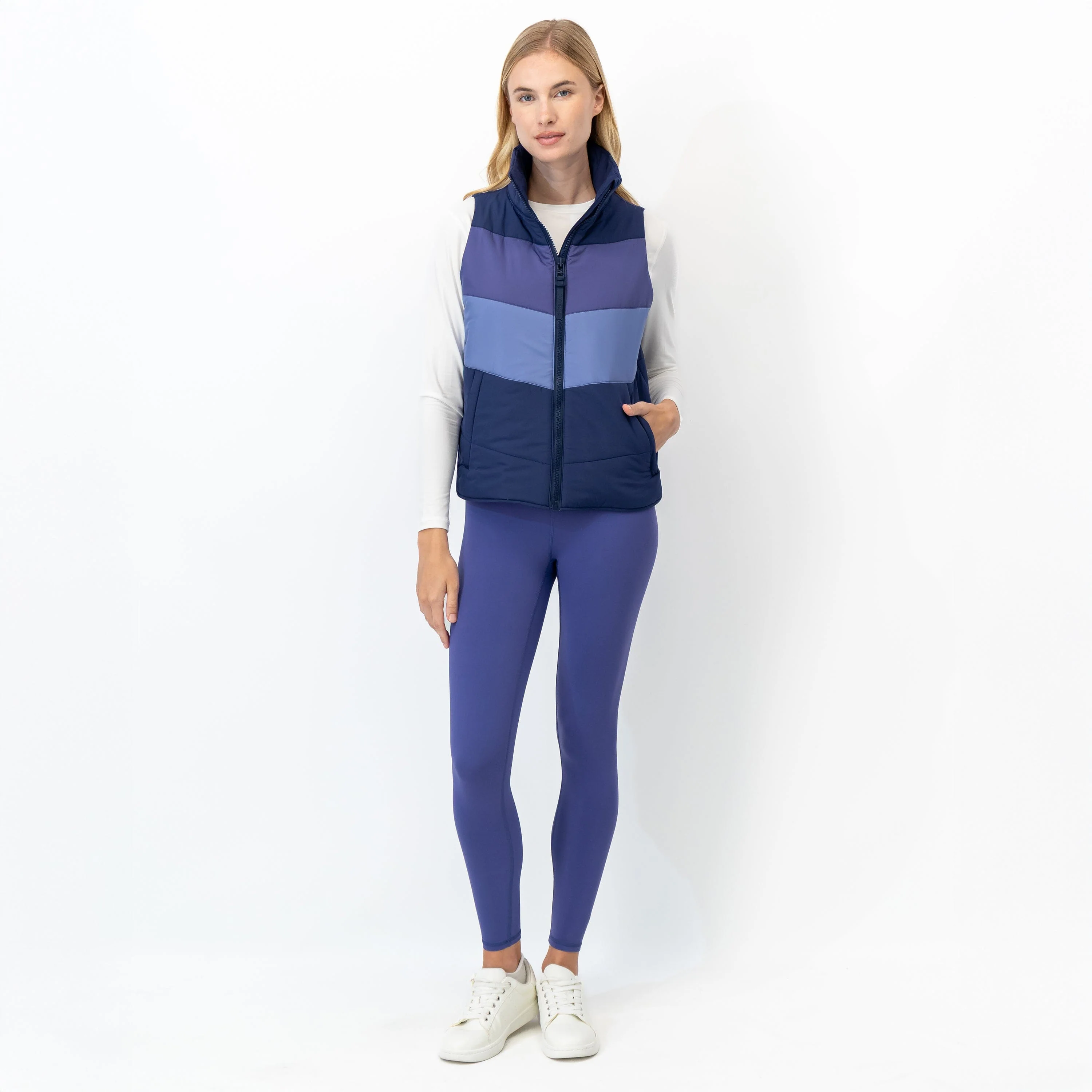 Cisco Insulated Vest | The Sunset Block - Fleet Navy/Flag Blue/Dusk Blue - Image 5