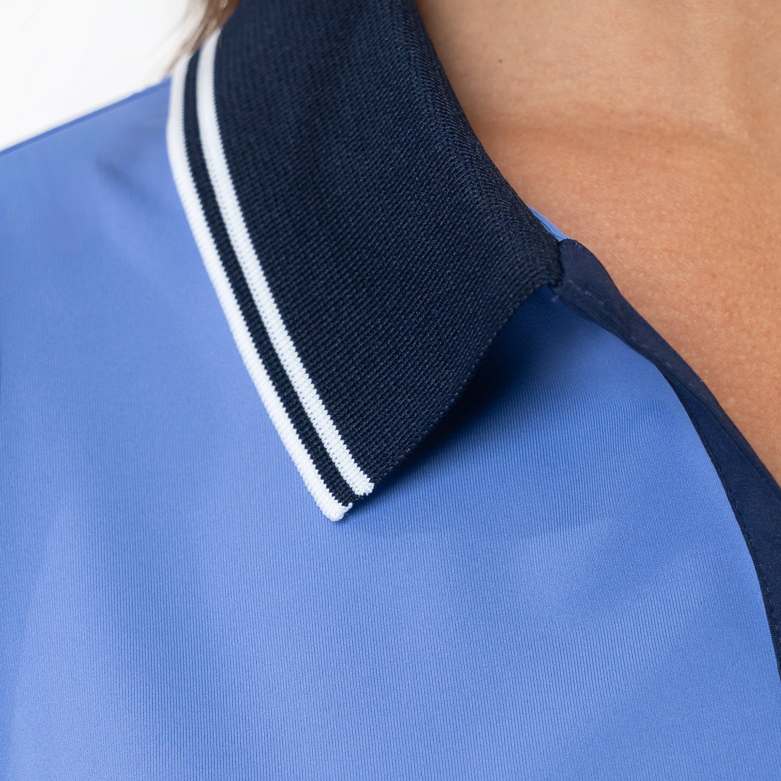 Brooke Sleeveless Performance Polo | Solid - Lavender Blue - Image 4
