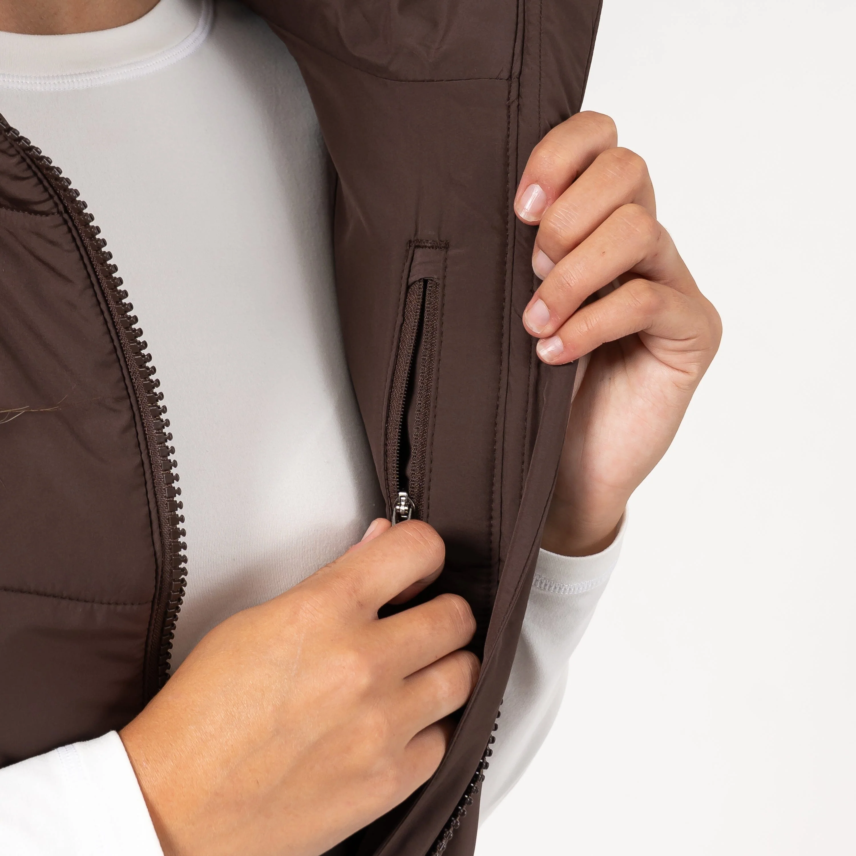 Cisco Insulated Vest | Solid - Cocoa - Image 5