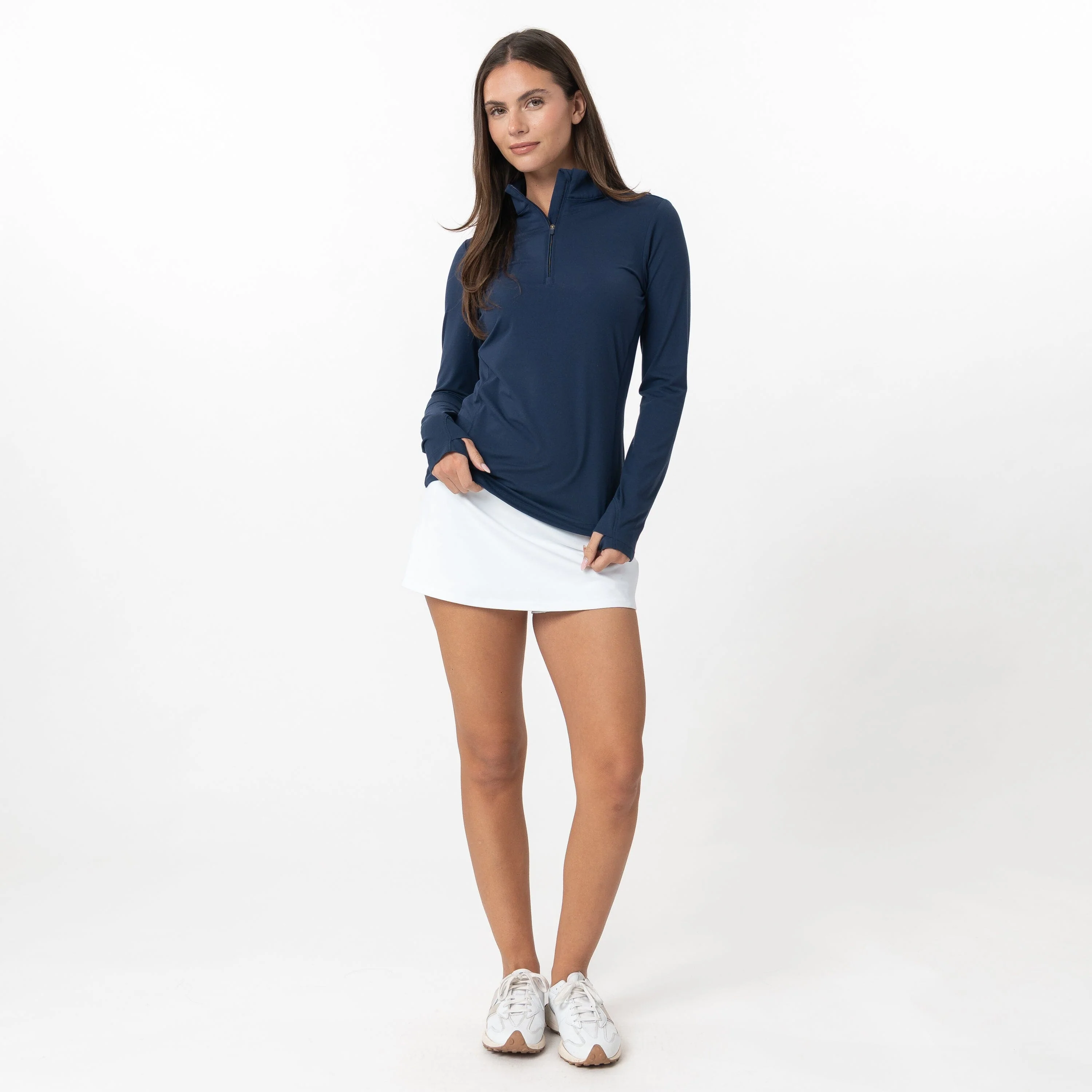 Solid Performance Q-Zip | Solid - Fleet Navy - Image 5
