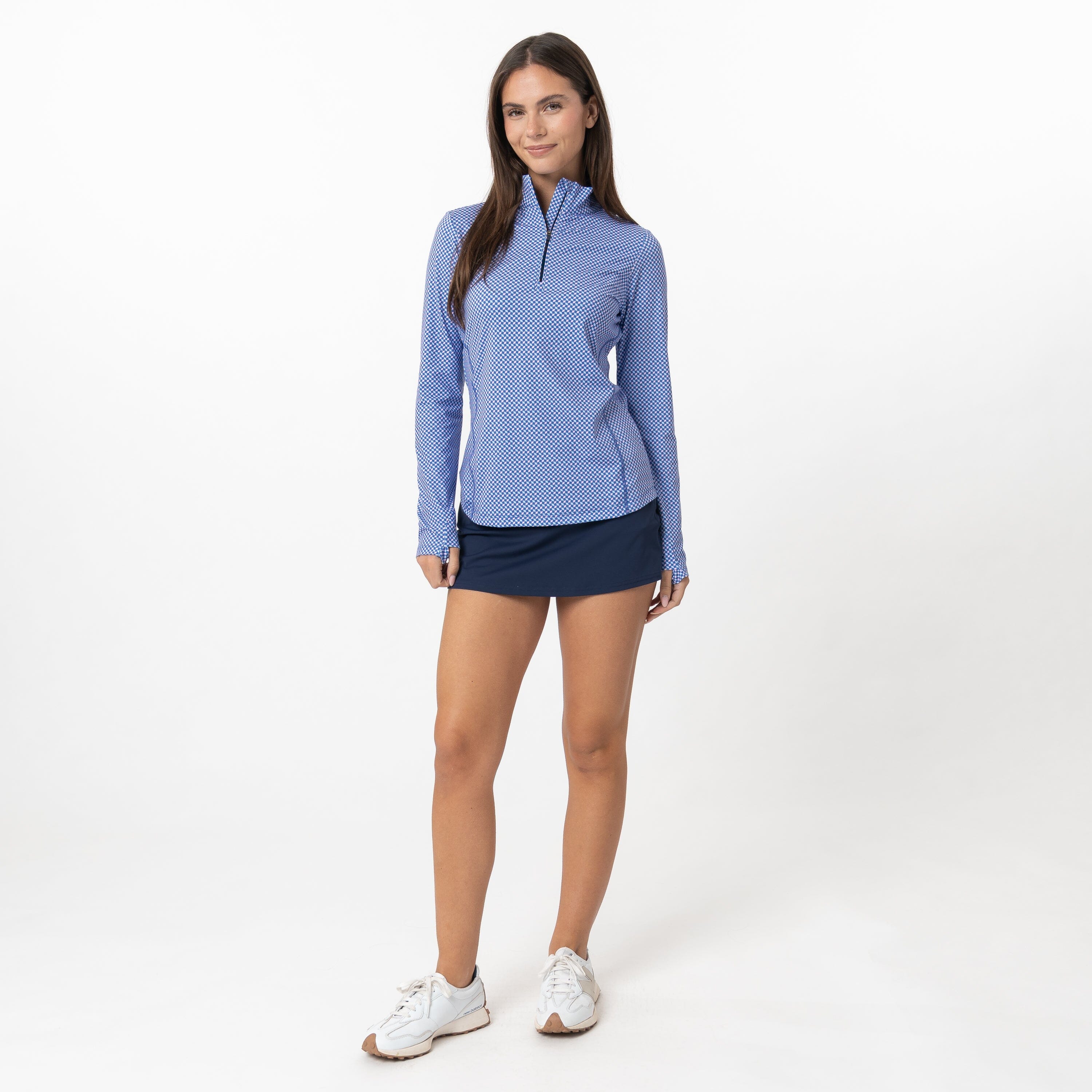 Mirage Performance Q-Zip | The Mirage - Bunker Blue/Lotus Pink/Baby Blue - Image 6