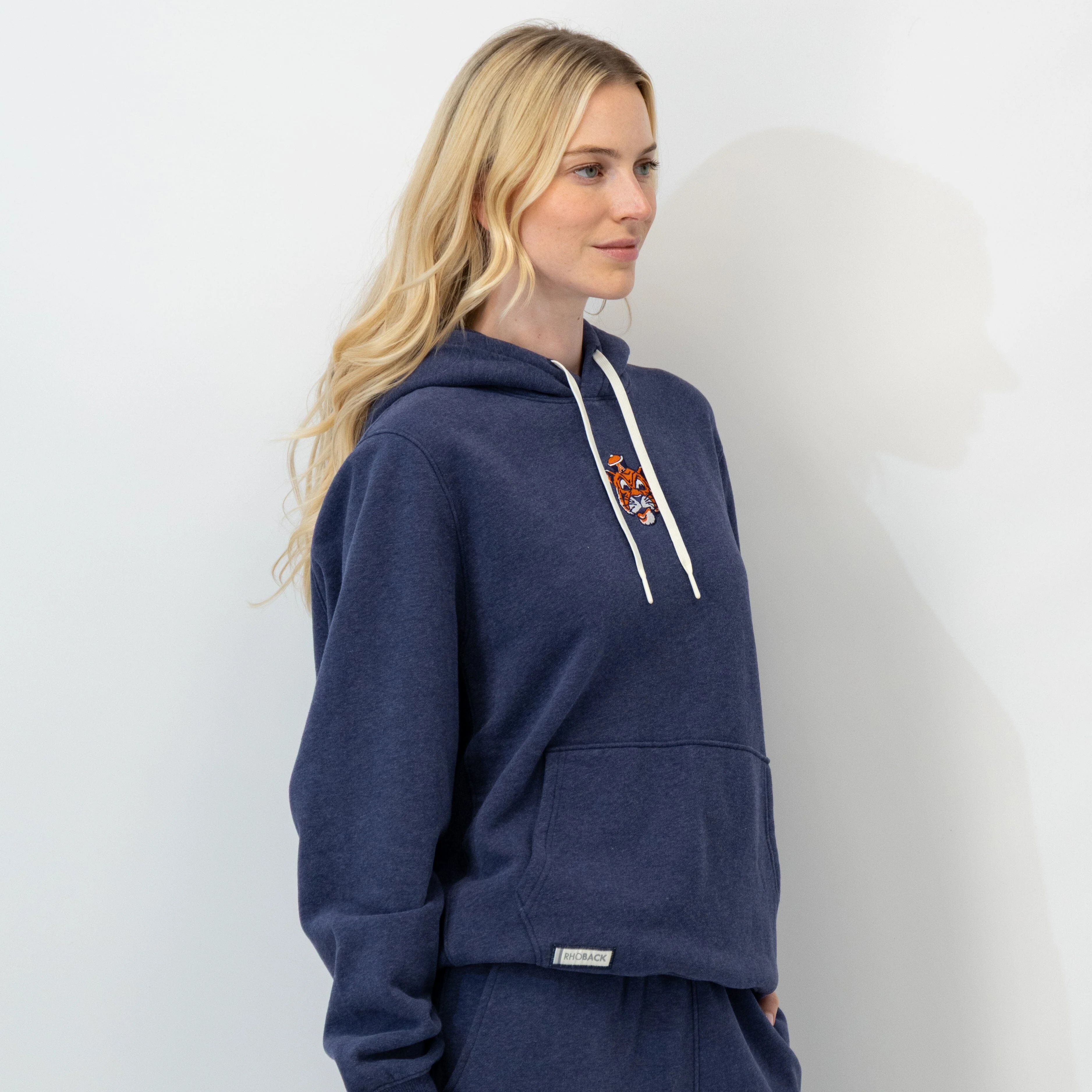 Ready Collegiate Hoodie - Auburn | Heather - Fleet Navy - Auburn - 1 (Women) - Image 3