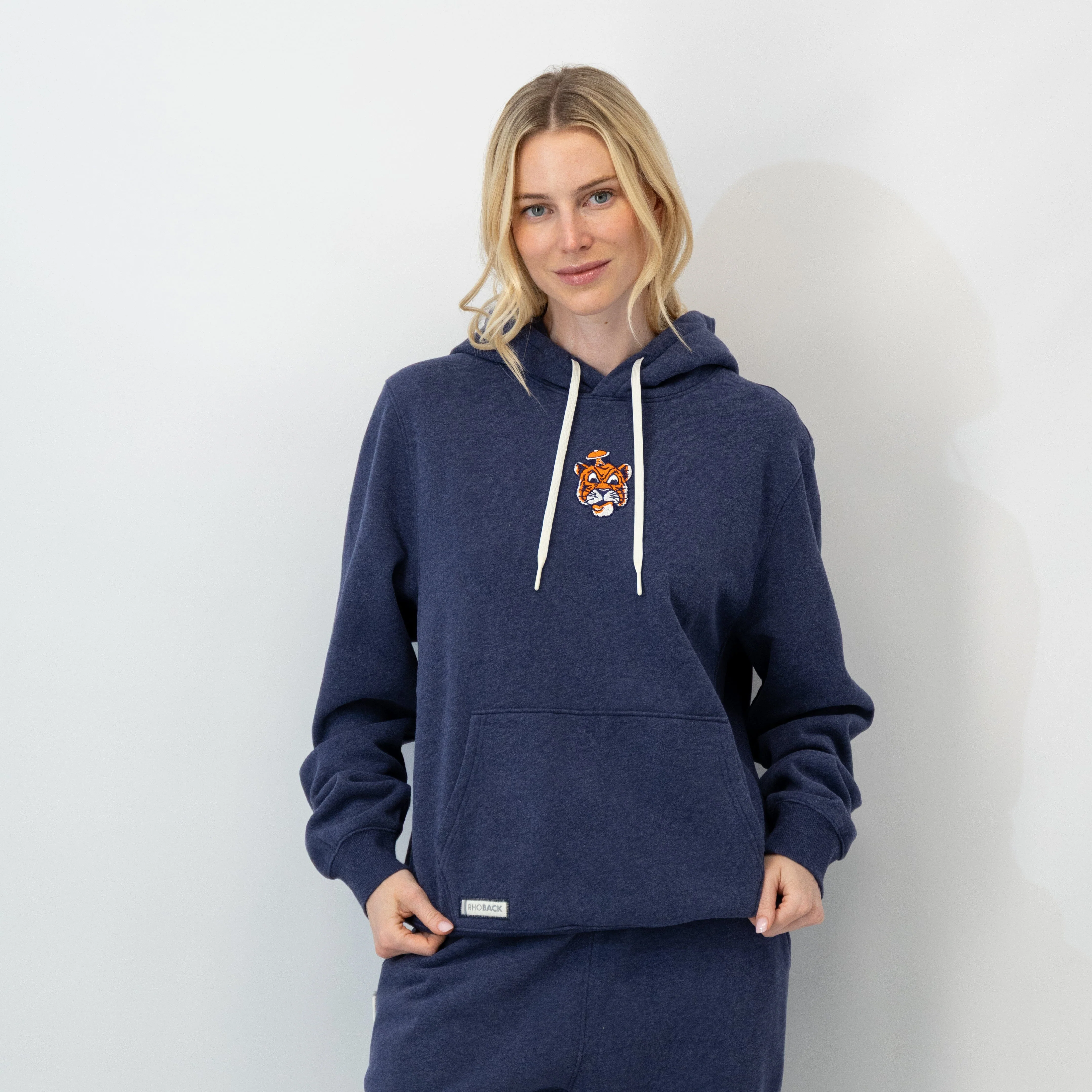 Ready Collegiate Hoodie - Auburn | Heather - Fleet Navy - Auburn - 1 (Women) - Image 4