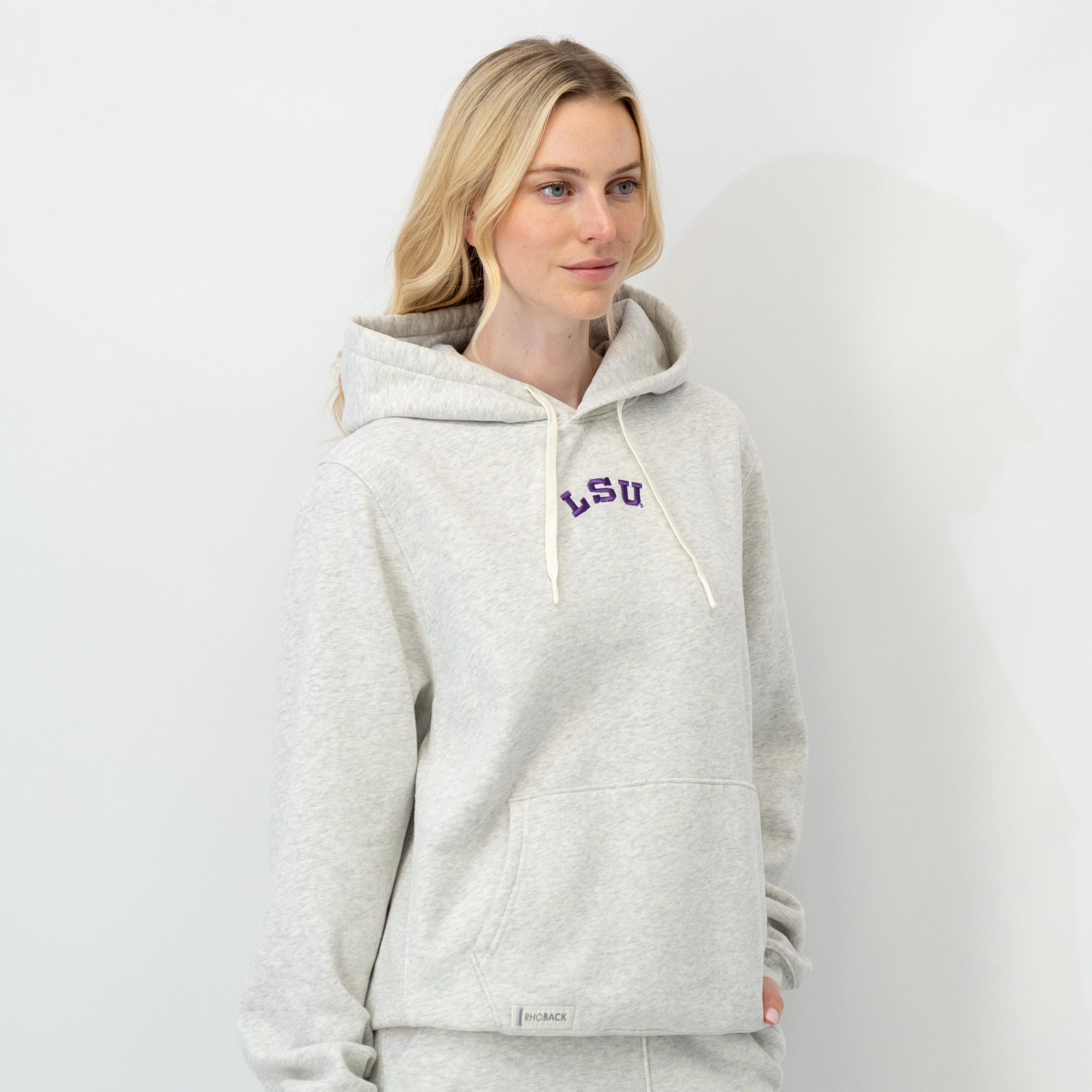 Ready Collegiate Hoodie - LSU | Heather - Ivory - LSU - 1 (Women) - Image 3